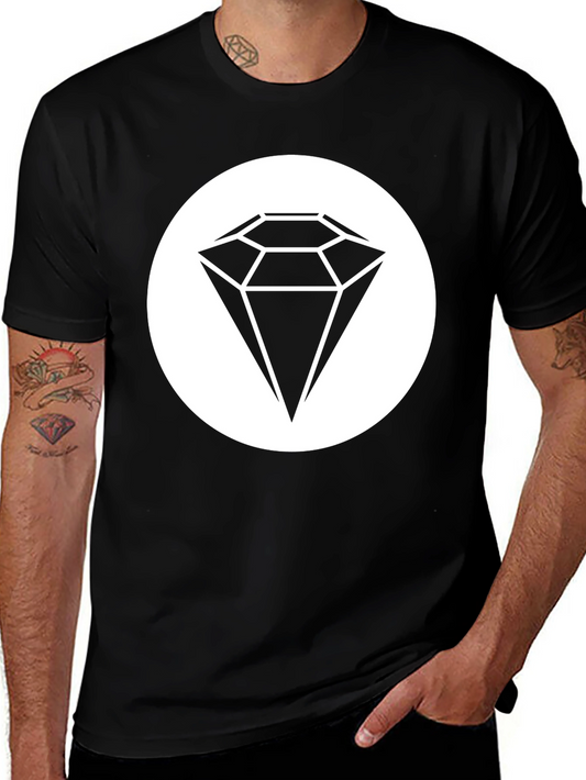 Diamond Graphic Black T-Shirt