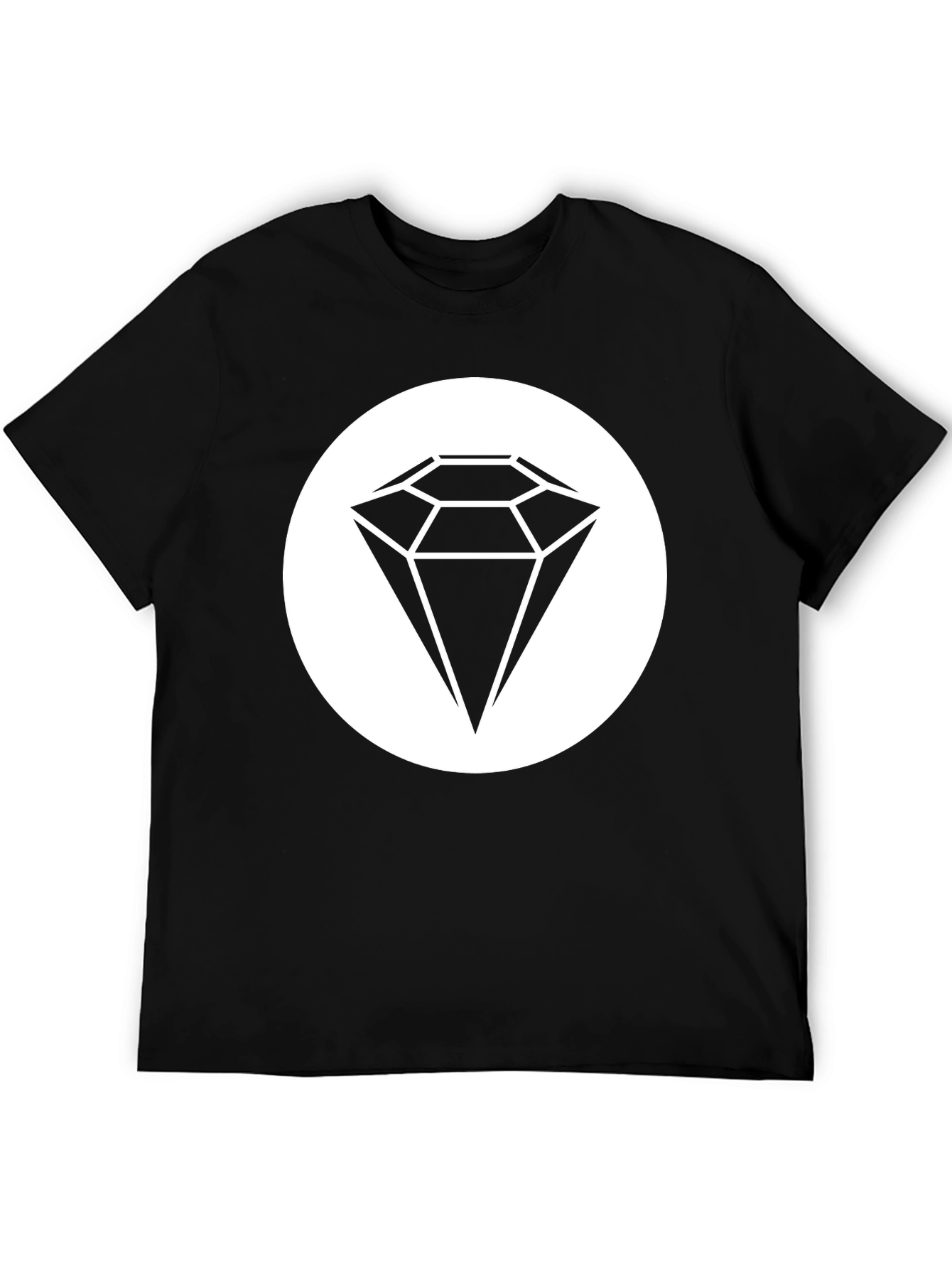 Diamond Graphic Black T-Shirt