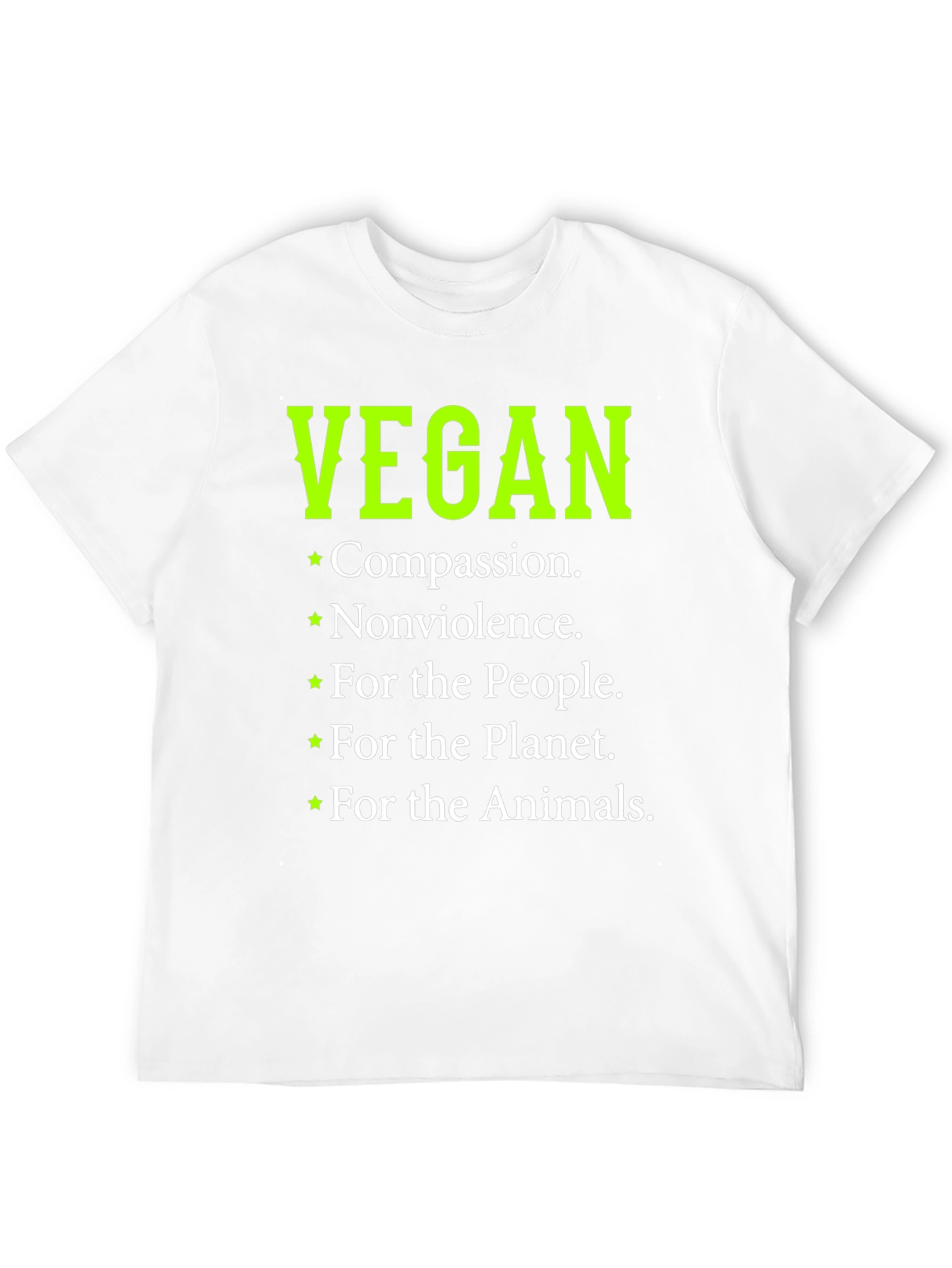 Vegan Compassion T-Shirt - Black