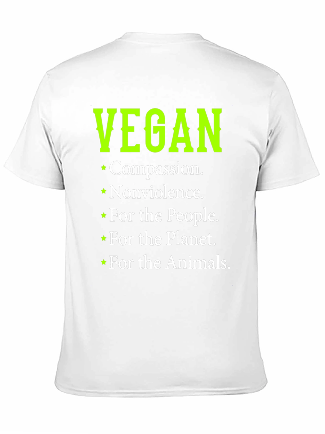 Vegan Compassion T-Shirt - Black