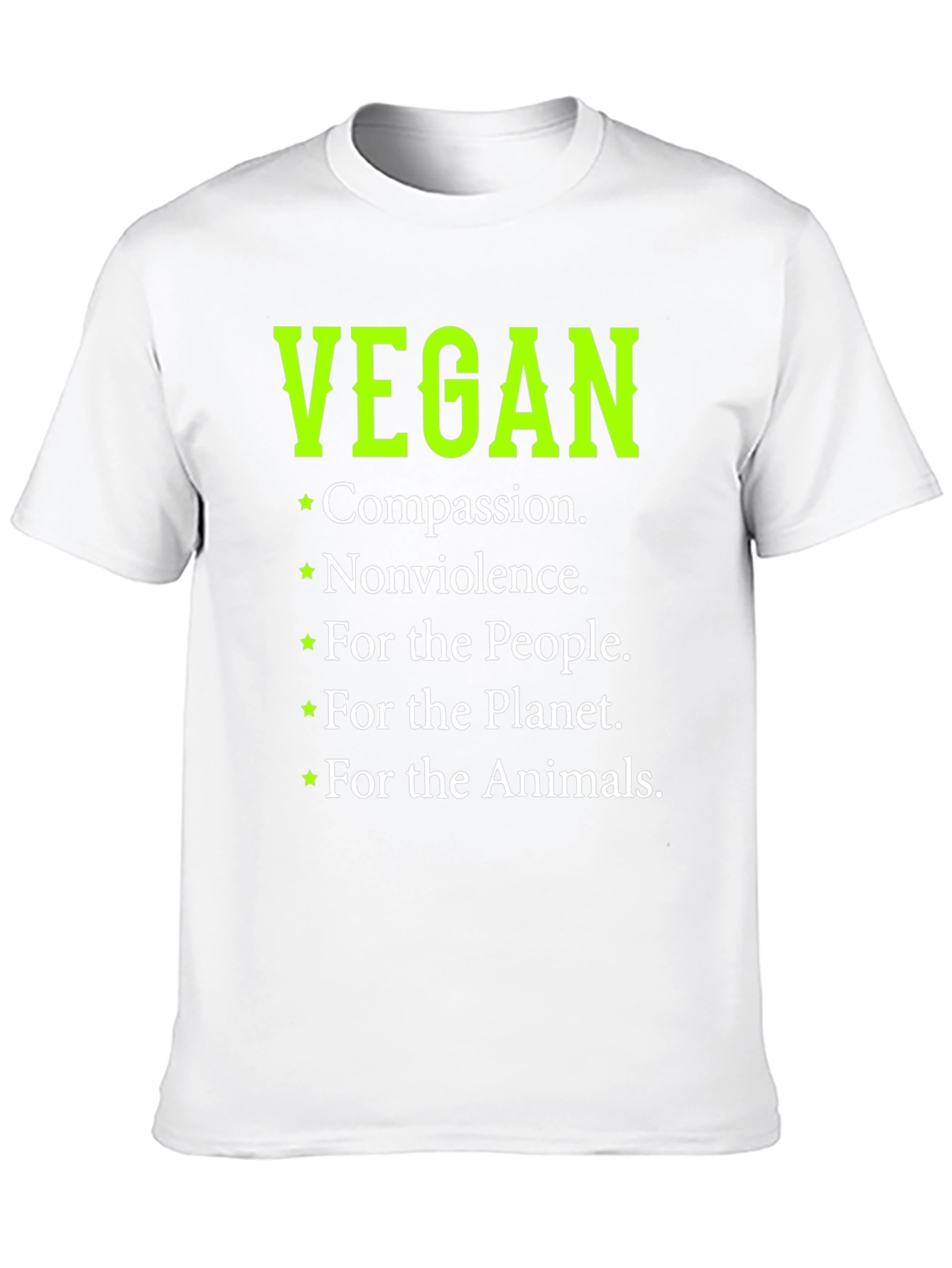 Vegan Compassion T-Shirt - Black