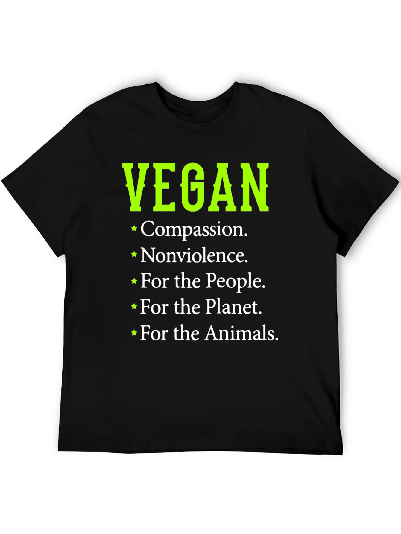 Vegan Compassion T-Shirt - Black