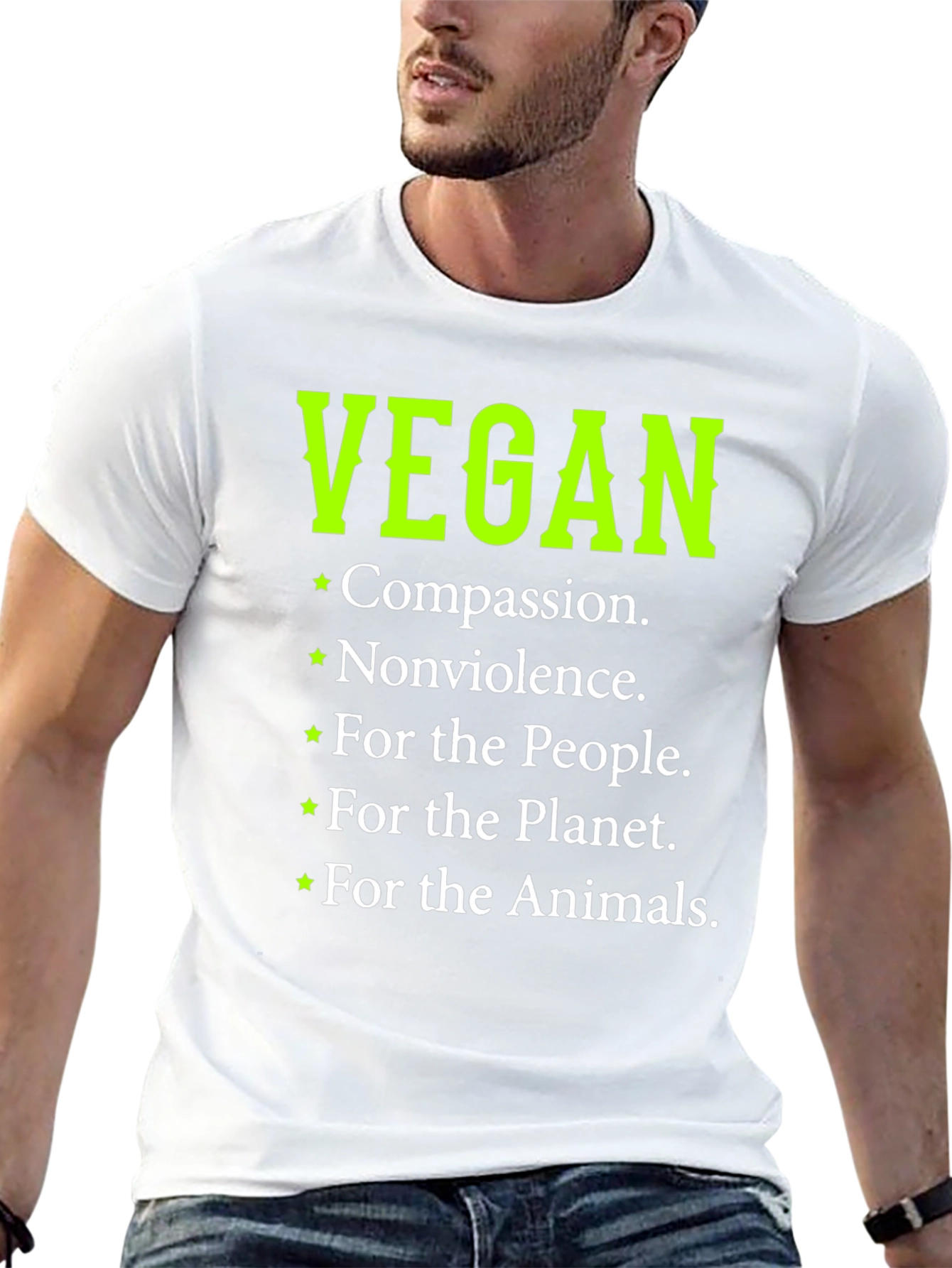 Vegan Compassion T-Shirt - Black