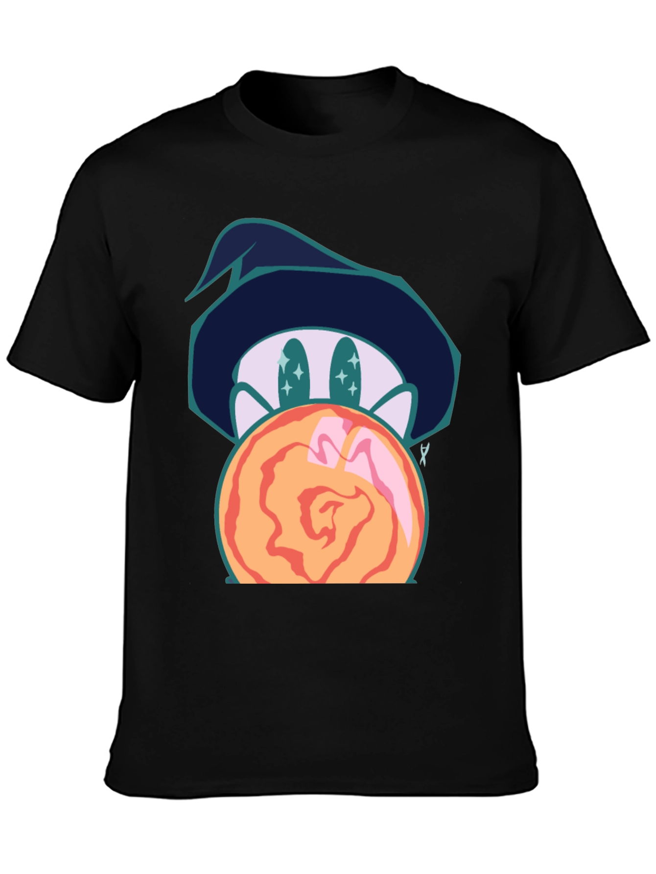 Mystic Wizard Graphic Tee - Unisex Black T-Shirt