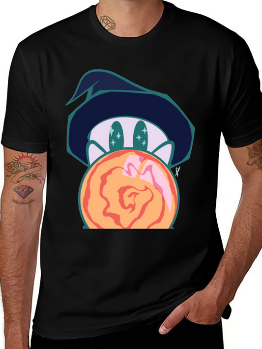 Mystic Wizard Graphic Tee - Unisex Black T-Shirt