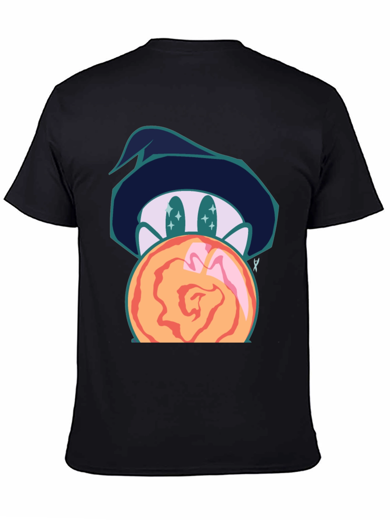 Mystic Wizard Graphic Tee - Unisex Black T-Shirt