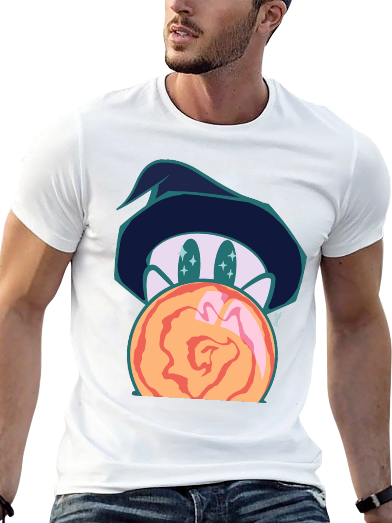 Mystic Wizard Graphic Tee - Unisex Black T-Shirt