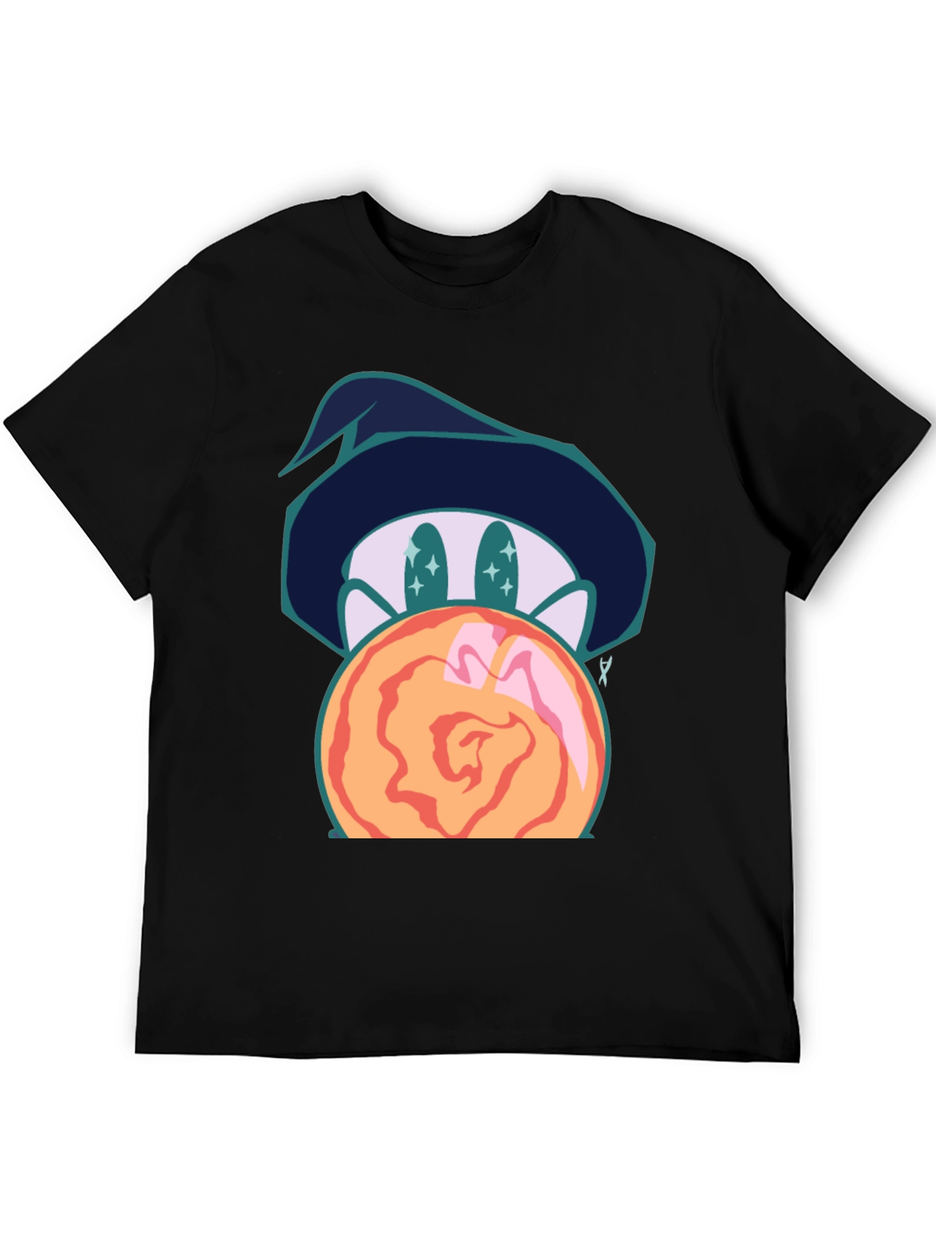 Mystic Wizard Graphic Tee - Unisex Black T-Shirt