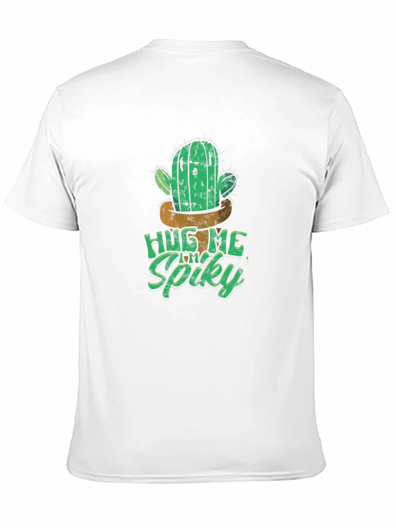 Hug Me Im Spiky Cactus Graphic T-Shirt