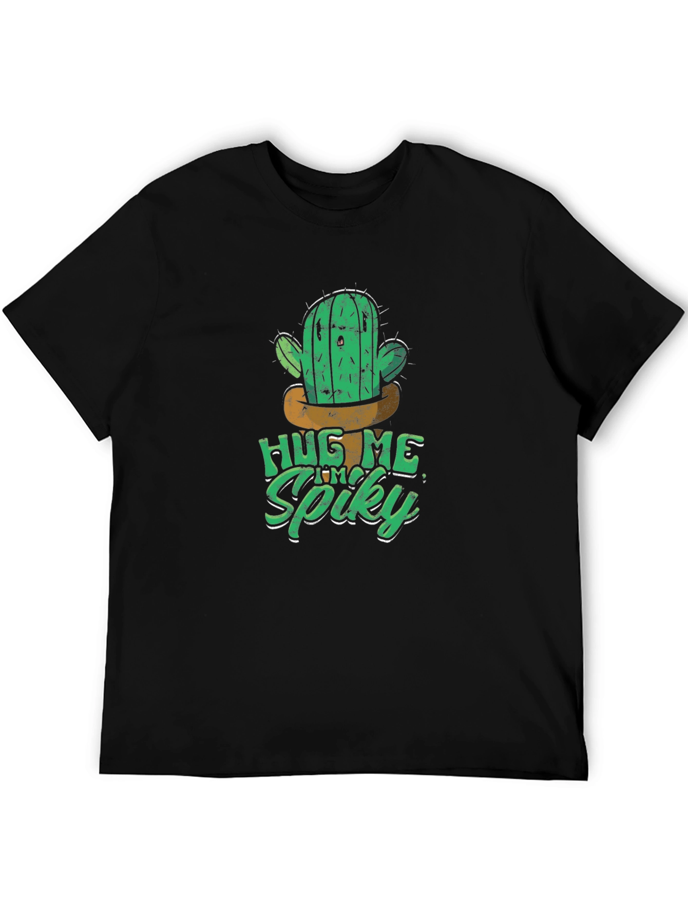Hug Me Im Spiky Cactus Graphic T-Shirt