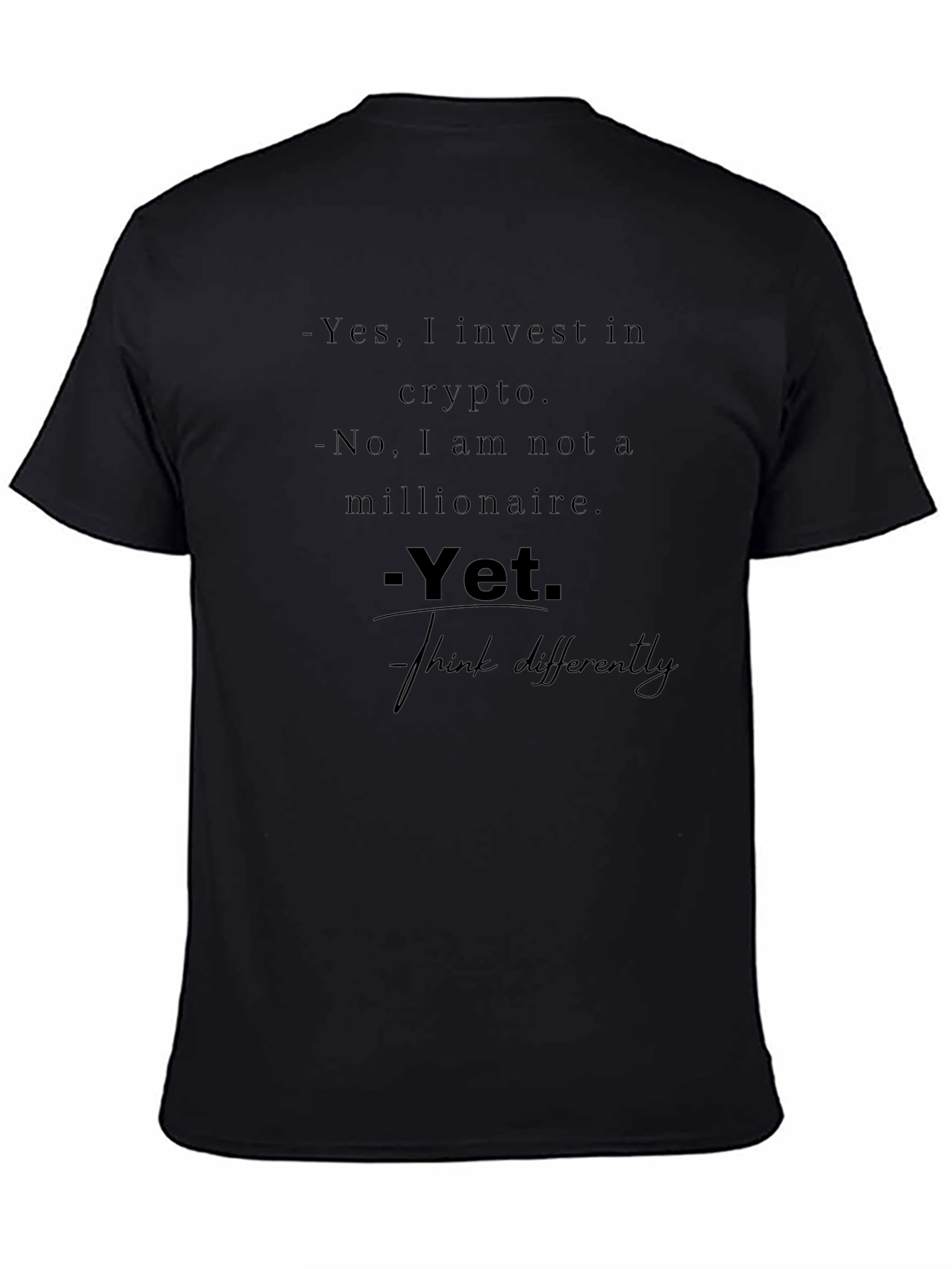 Crypto Investor T-Shirt - Yet Design