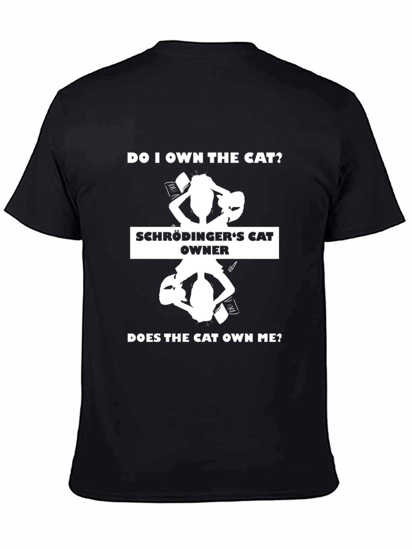Schrödingers Cat Owner Graphic T-Shirt