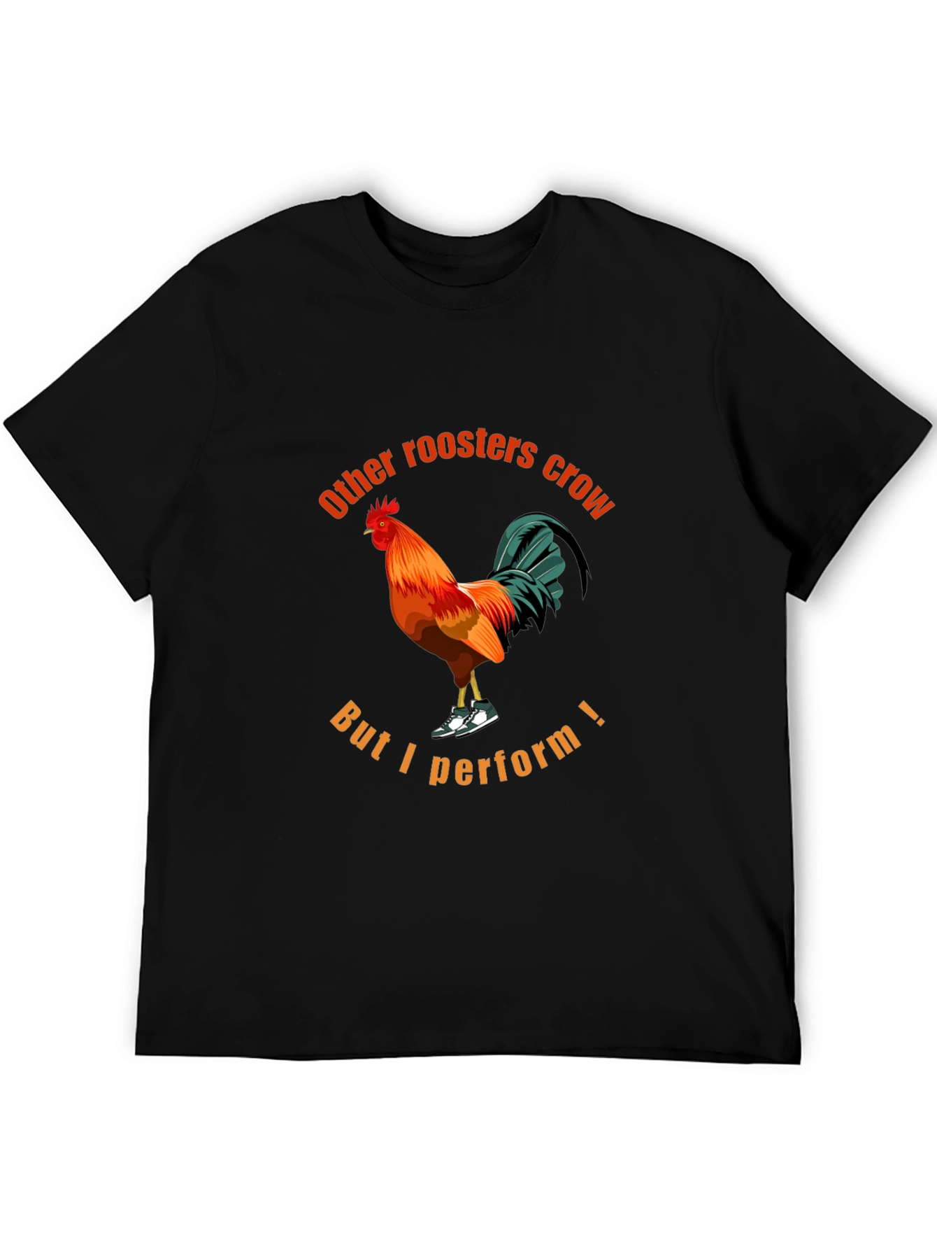 Rooster Performance T-Shirt - Funny Graphic Tee