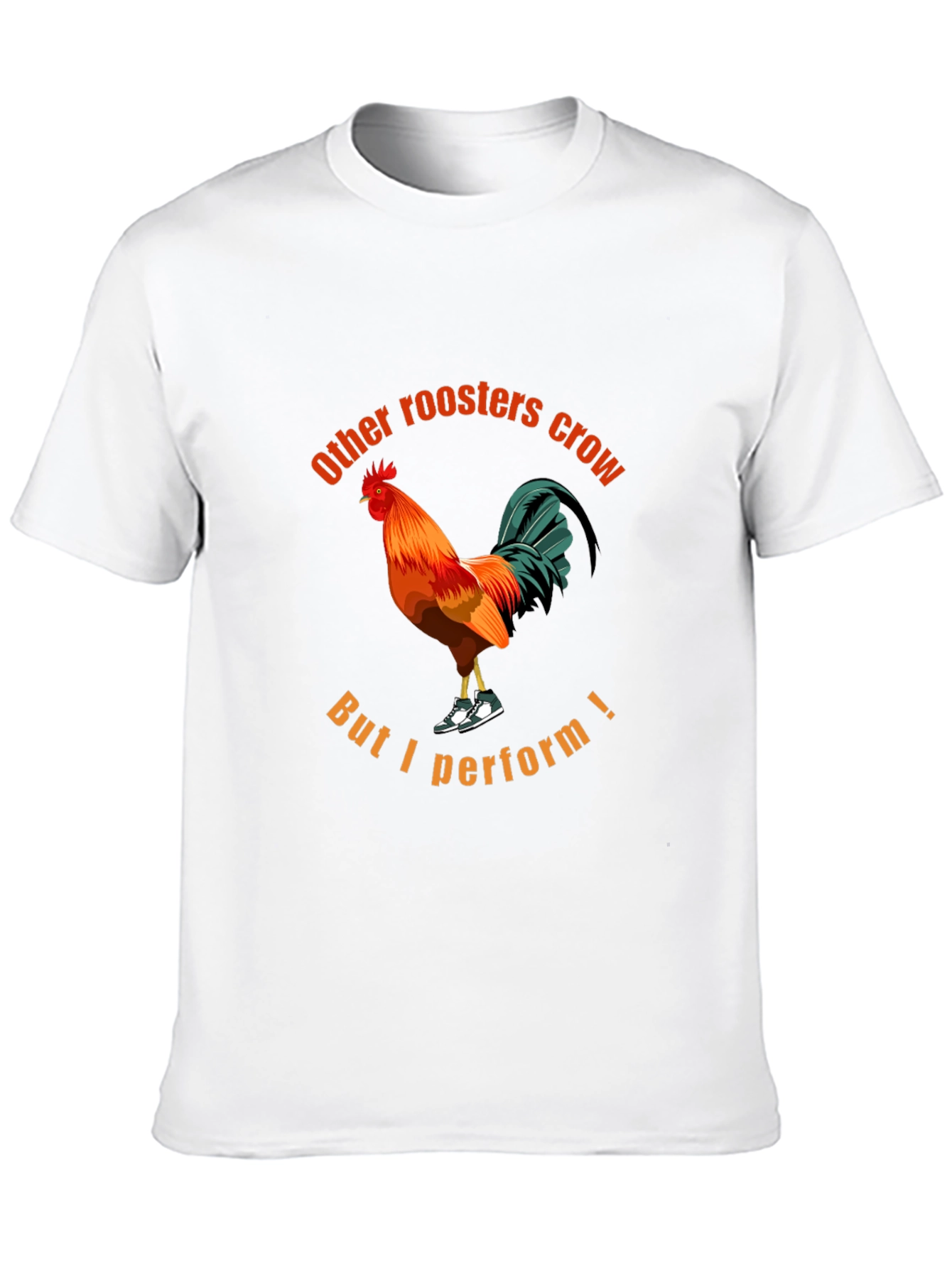 Rooster Performance T-Shirt - Funny Graphic Tee