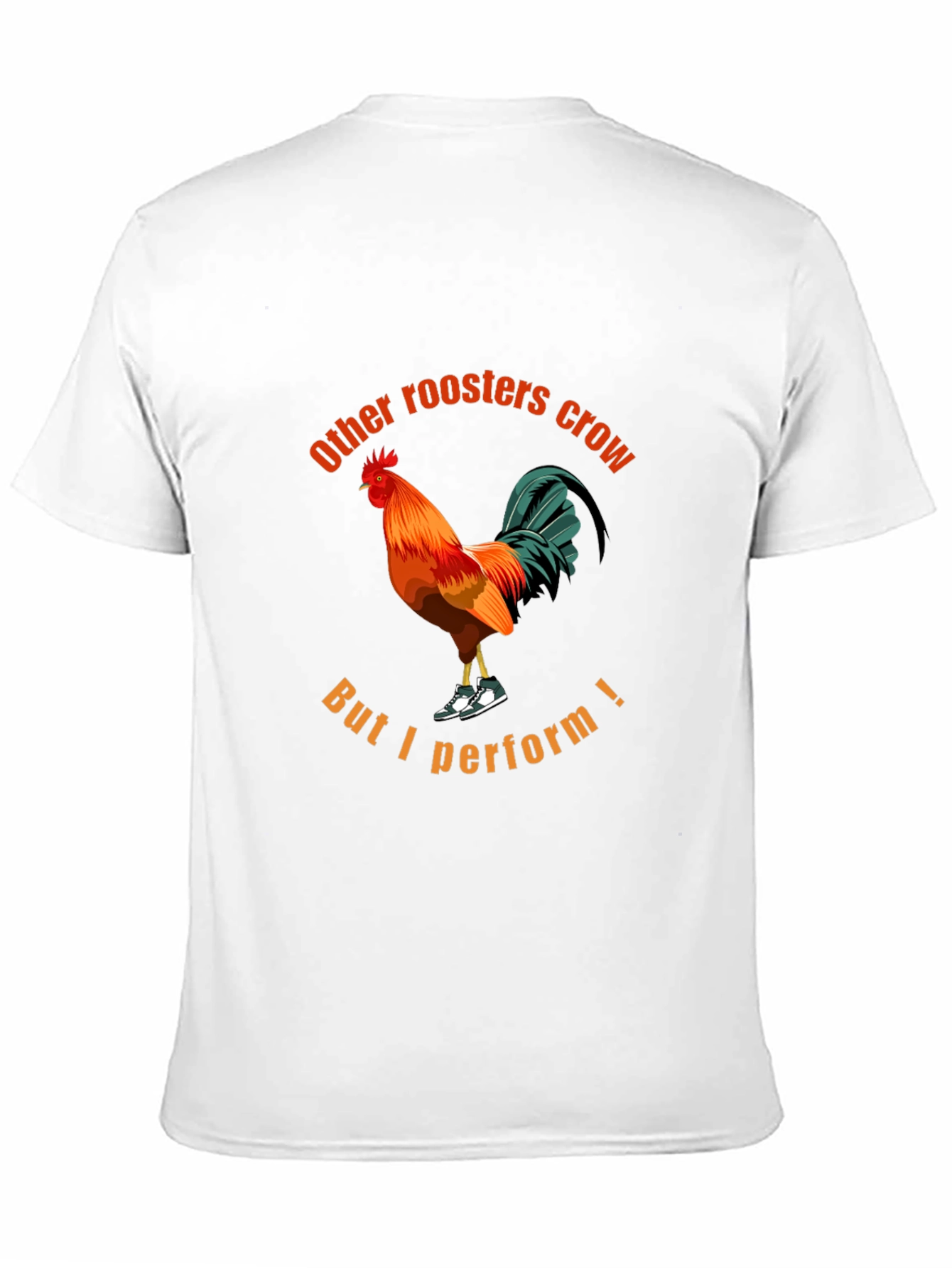 Rooster Performance T-Shirt - Funny Graphic Tee