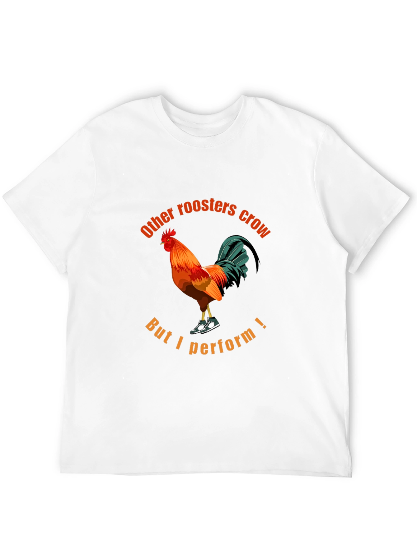 Rooster Performance T-Shirt - Funny Graphic Tee