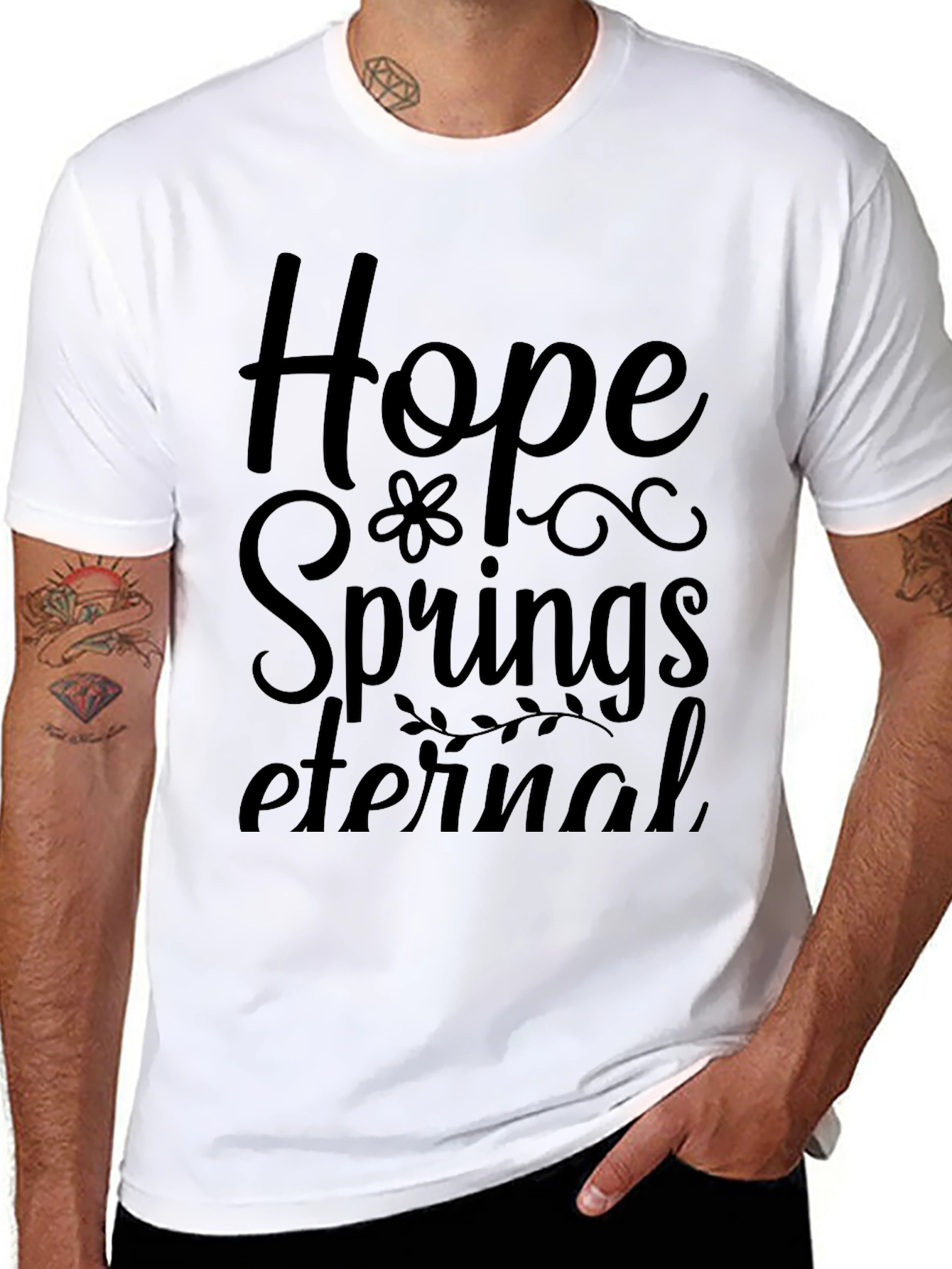 Hope Springs Eternal Black T-Shirt