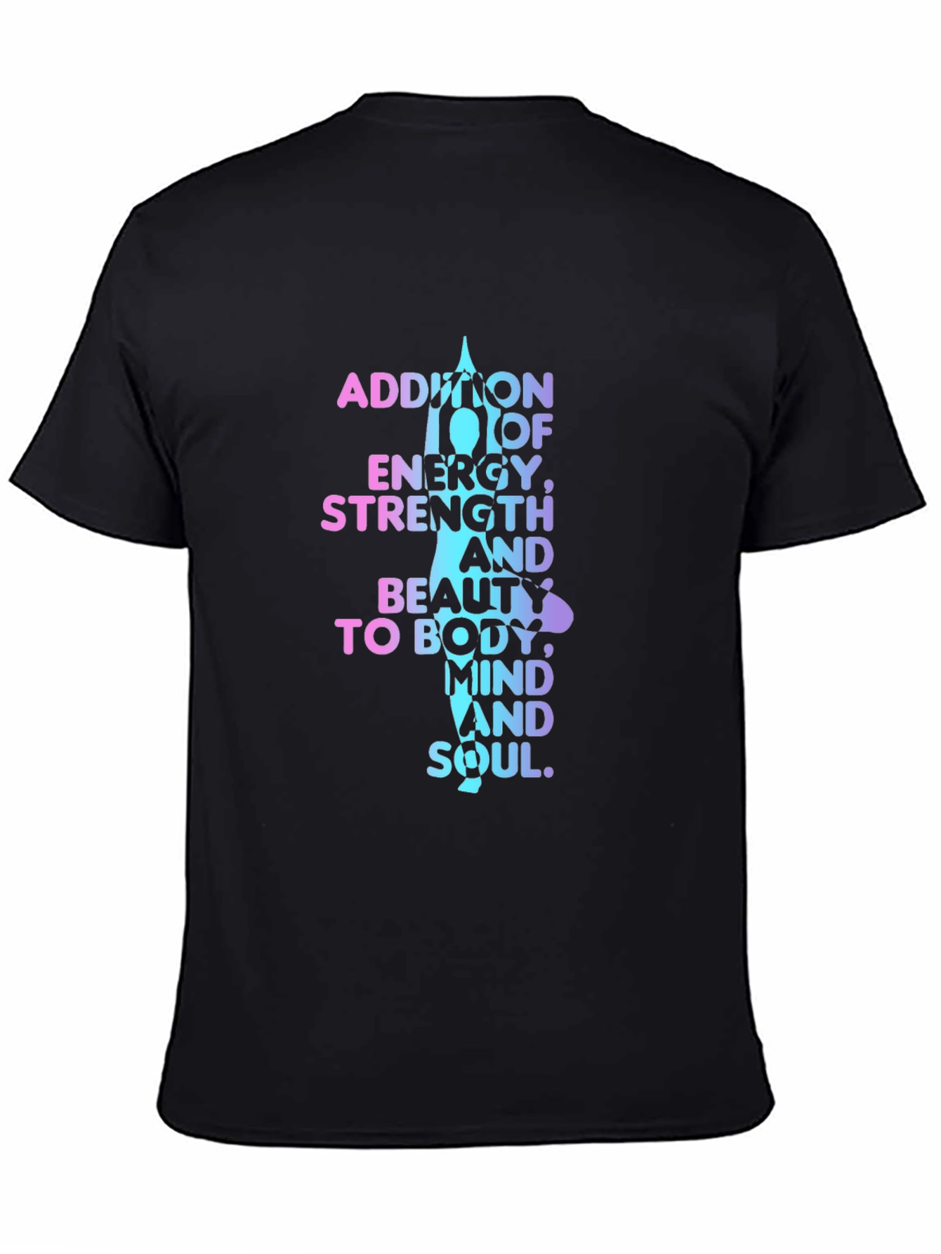 Yoga Meditation T-Shirt: Mind Body and Soul