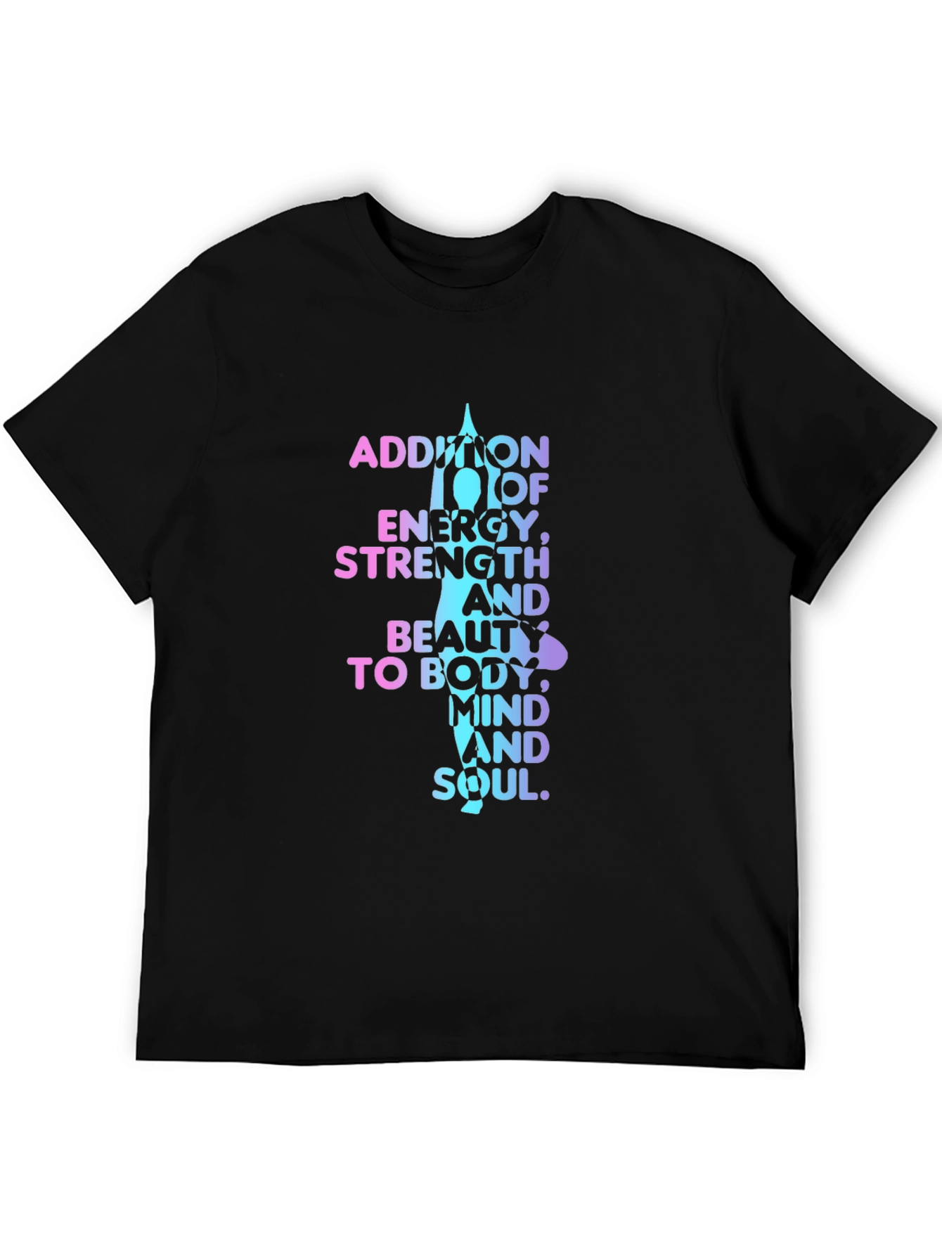 Yoga Meditation T-Shirt: Mind Body and Soul