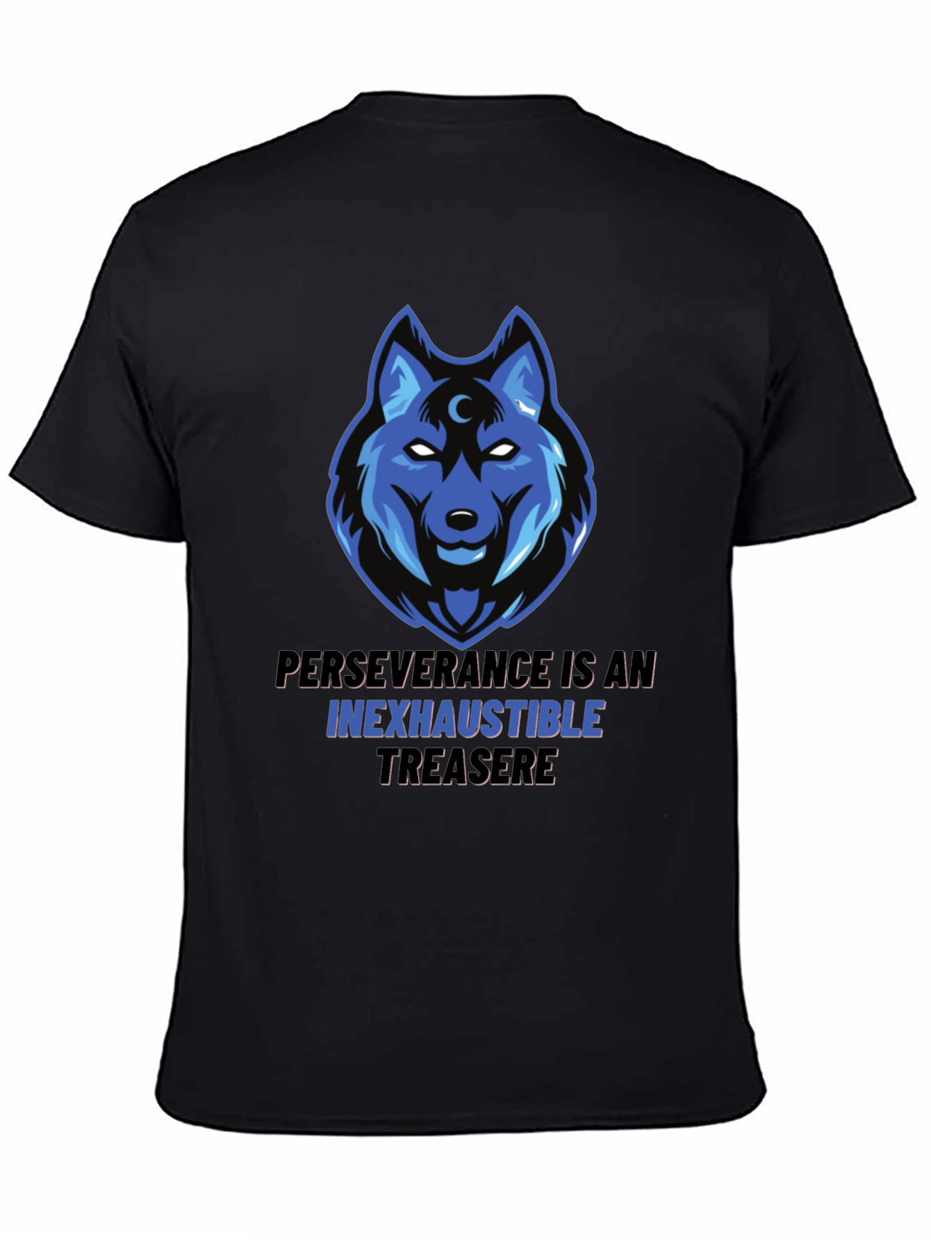 Wolf Graphic Tee - Perseverance Inexhaustible Treasure