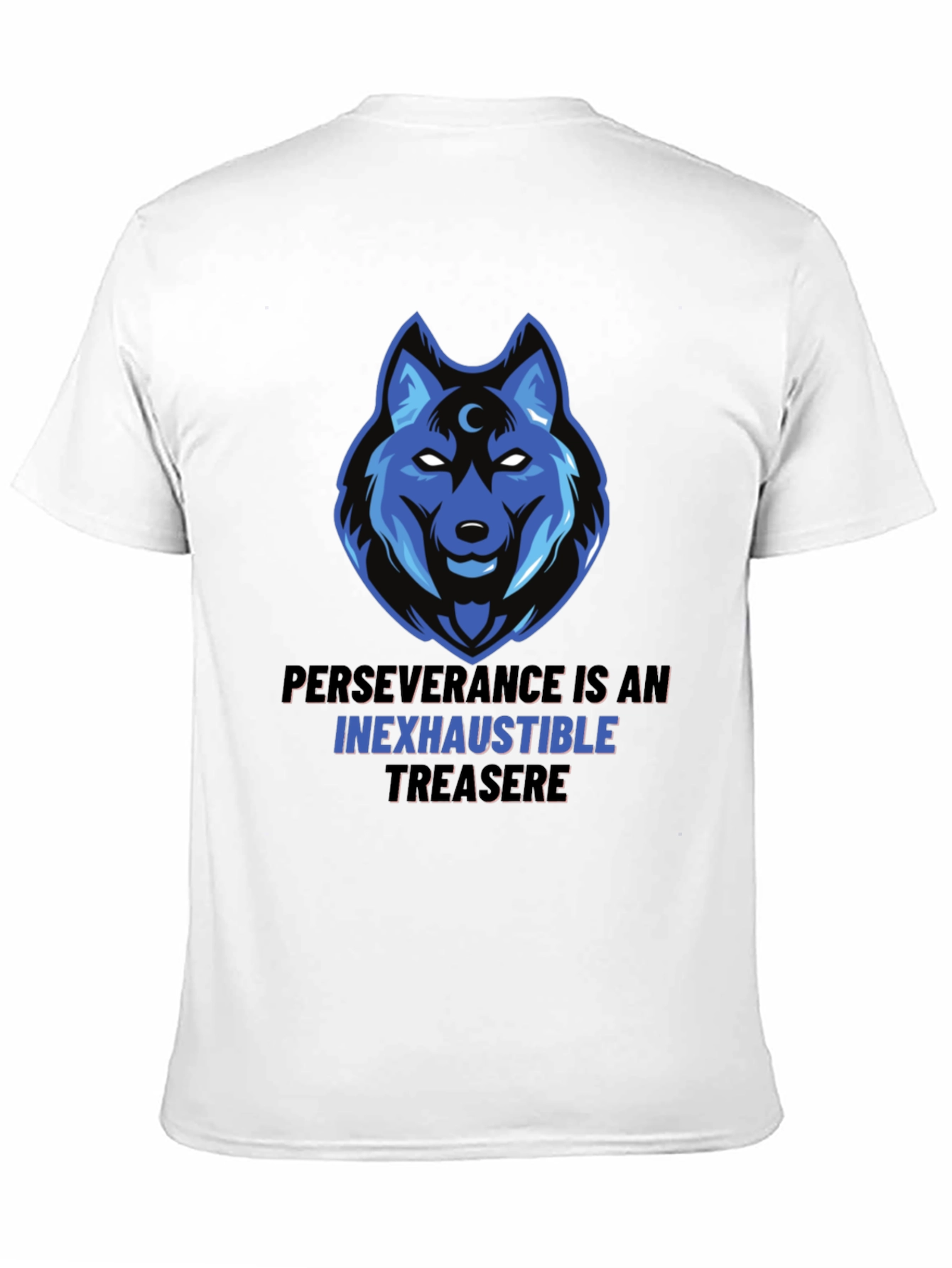 Wolf Graphic Tee - Perseverance Inexhaustible Treasure