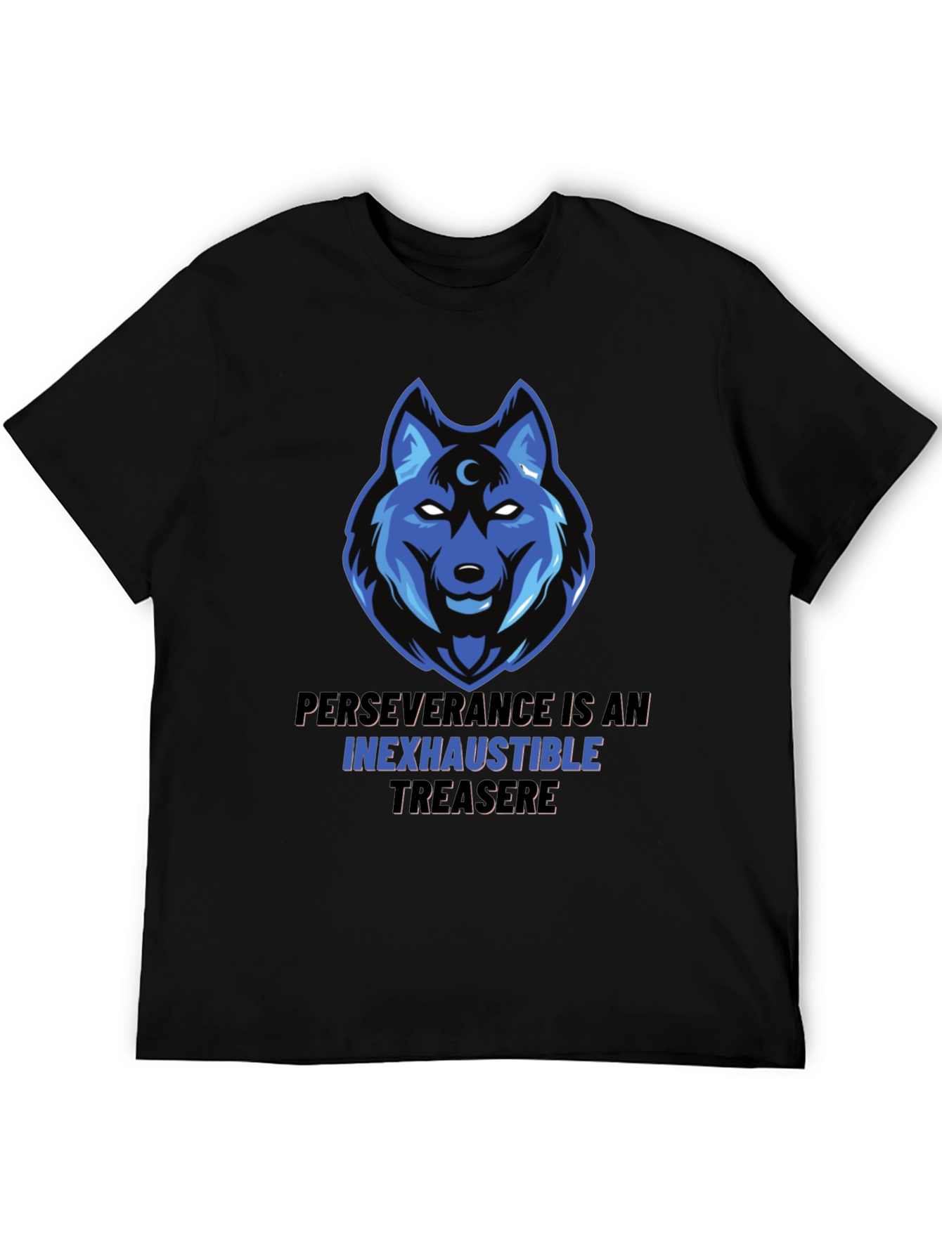 Wolf Graphic Tee - Perseverance Inexhaustible Treasure