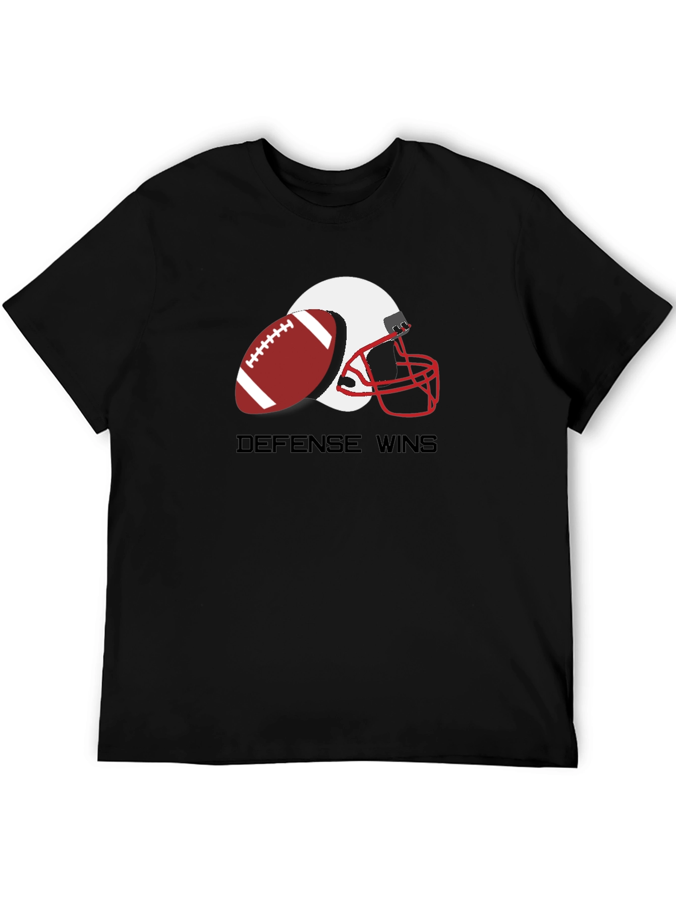 Defense Wins Graphic Tee - Football Fan Apparel