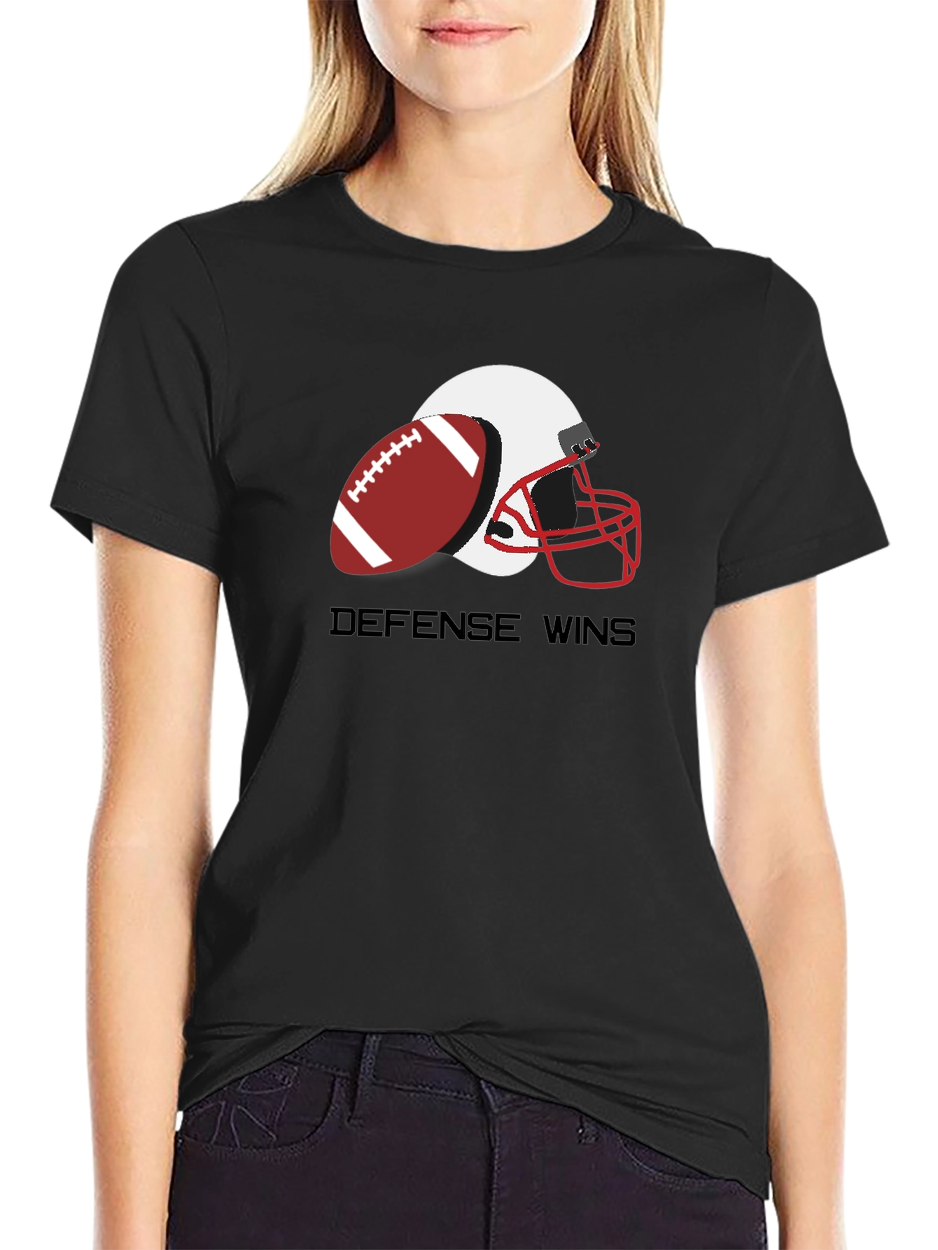 Defense Wins Graphic Tee - Football Fan Apparel