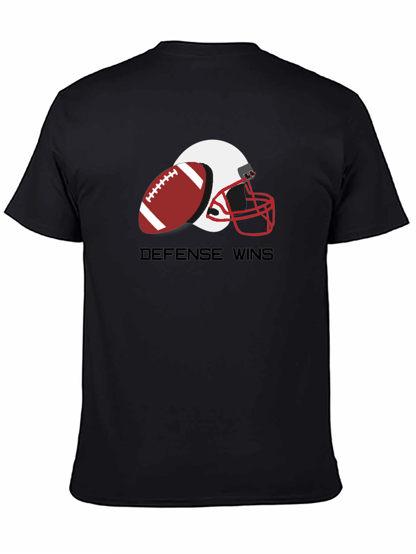 Defense Wins Graphic Tee - Football Fan Apparel