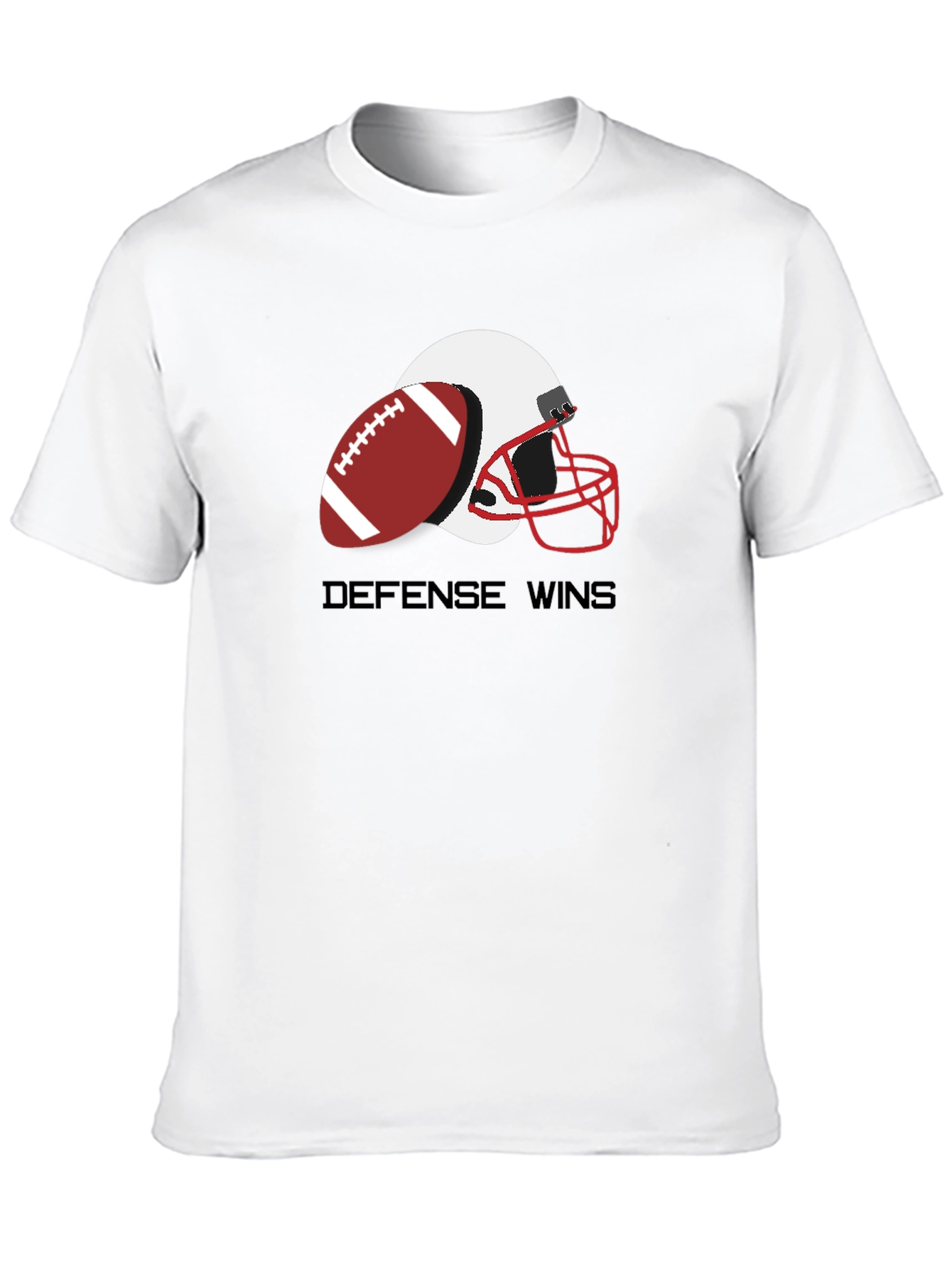 Defense Wins Graphic Tee - Football Fan Apparel