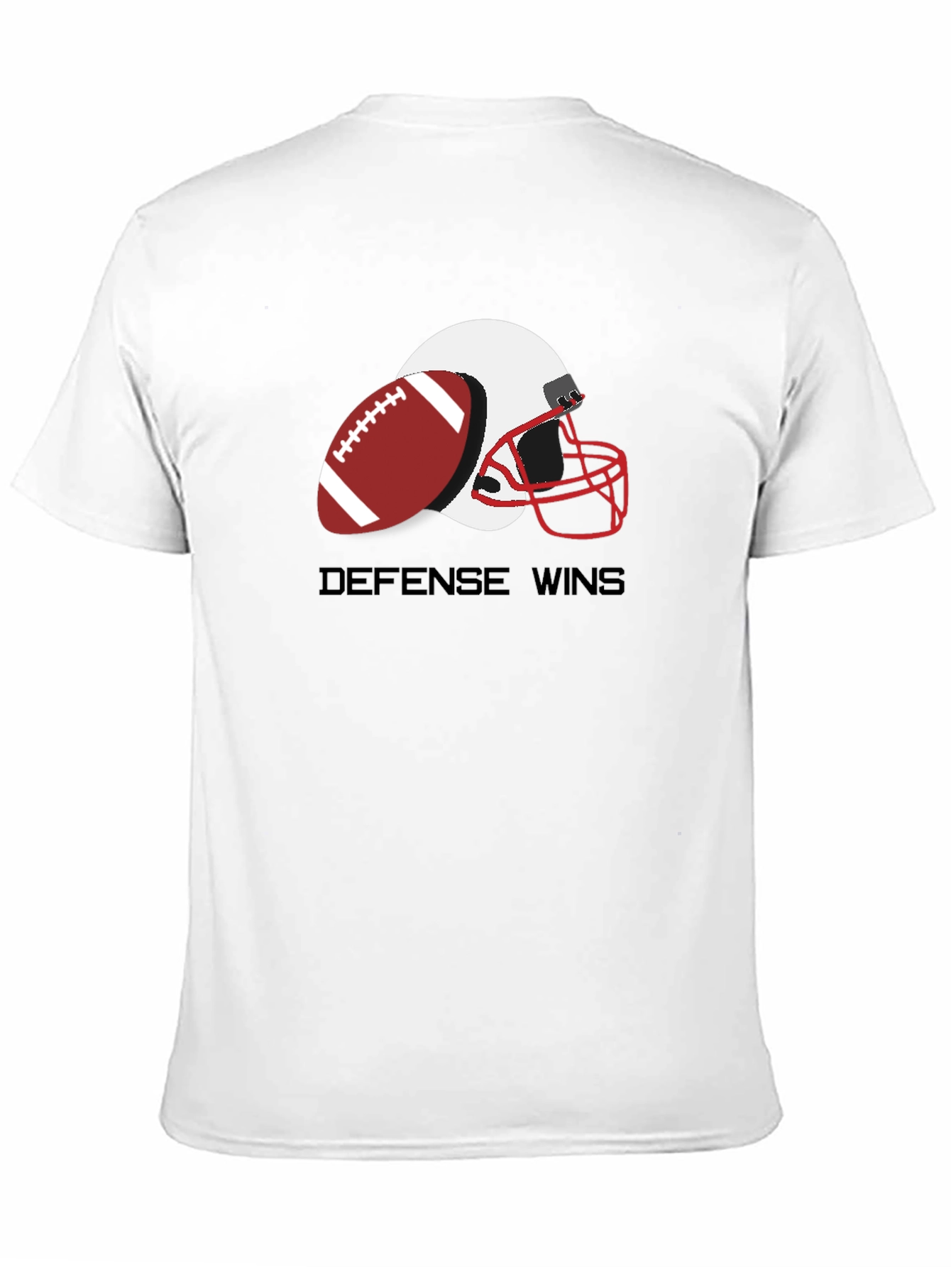 Defense Wins Graphic Tee - Football Fan Apparel