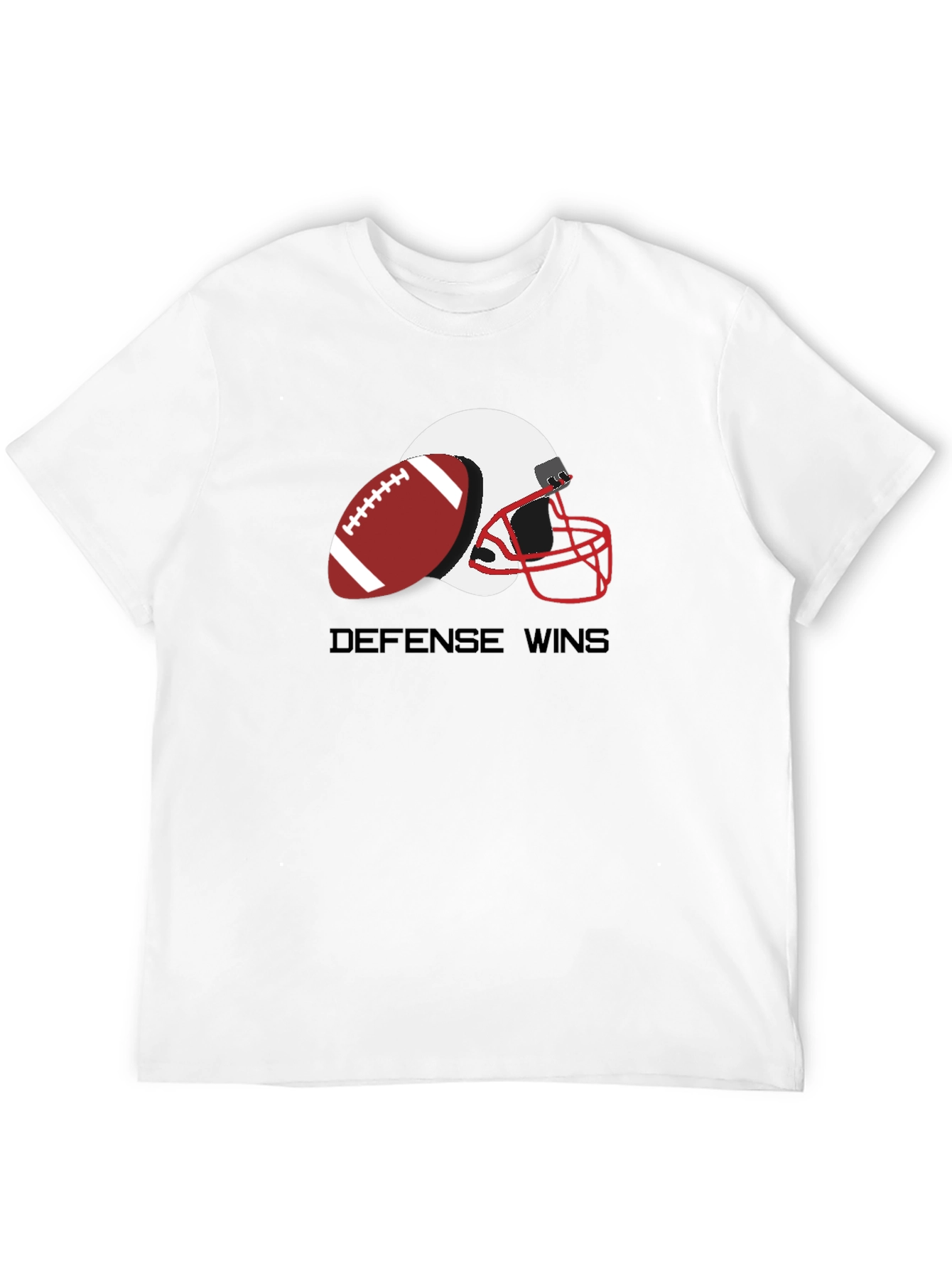 Defense Wins Graphic Tee - Football Fan Apparel