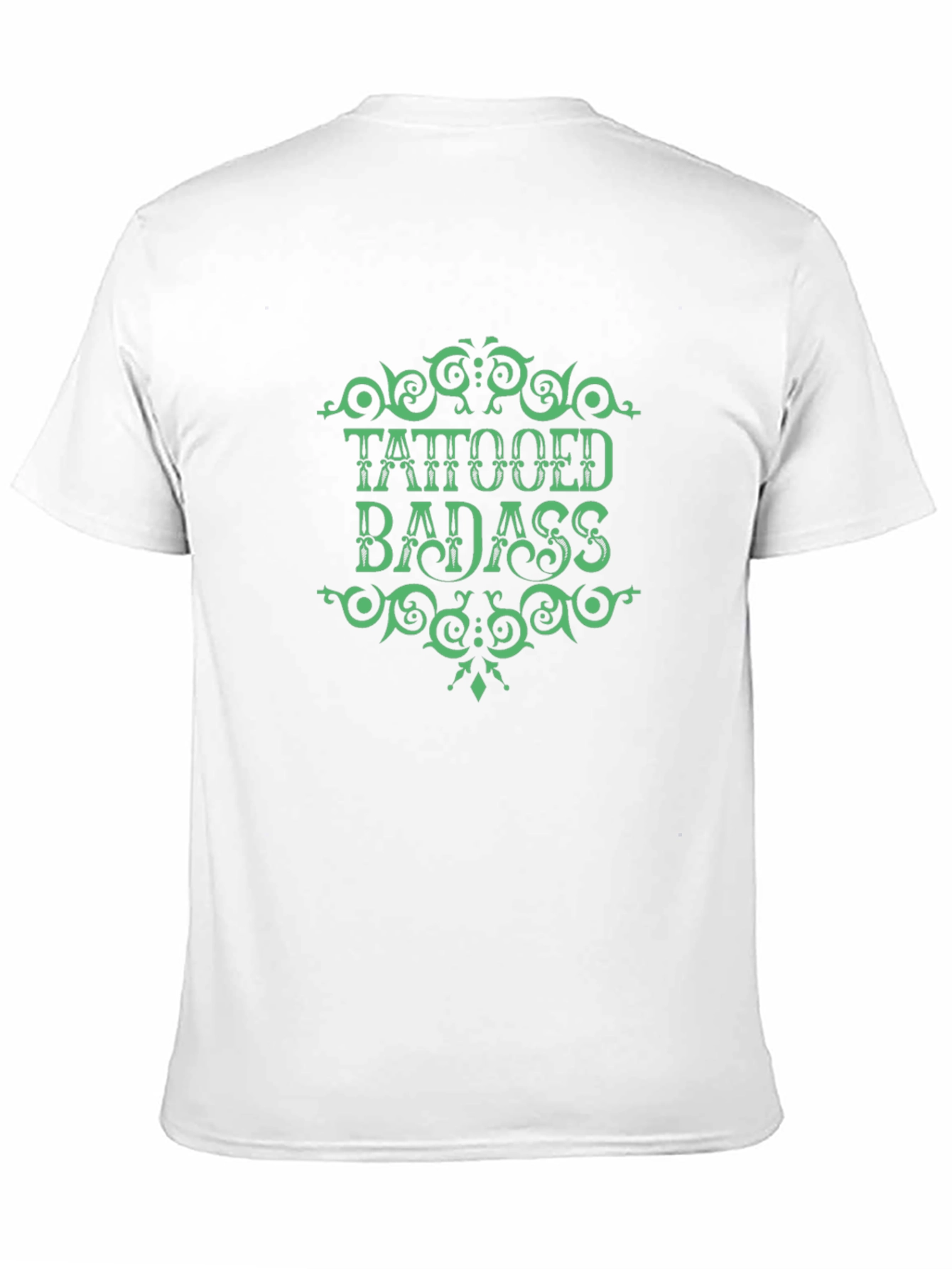 Tattooed Badass Graphic Tee - Bold Statement Shirt