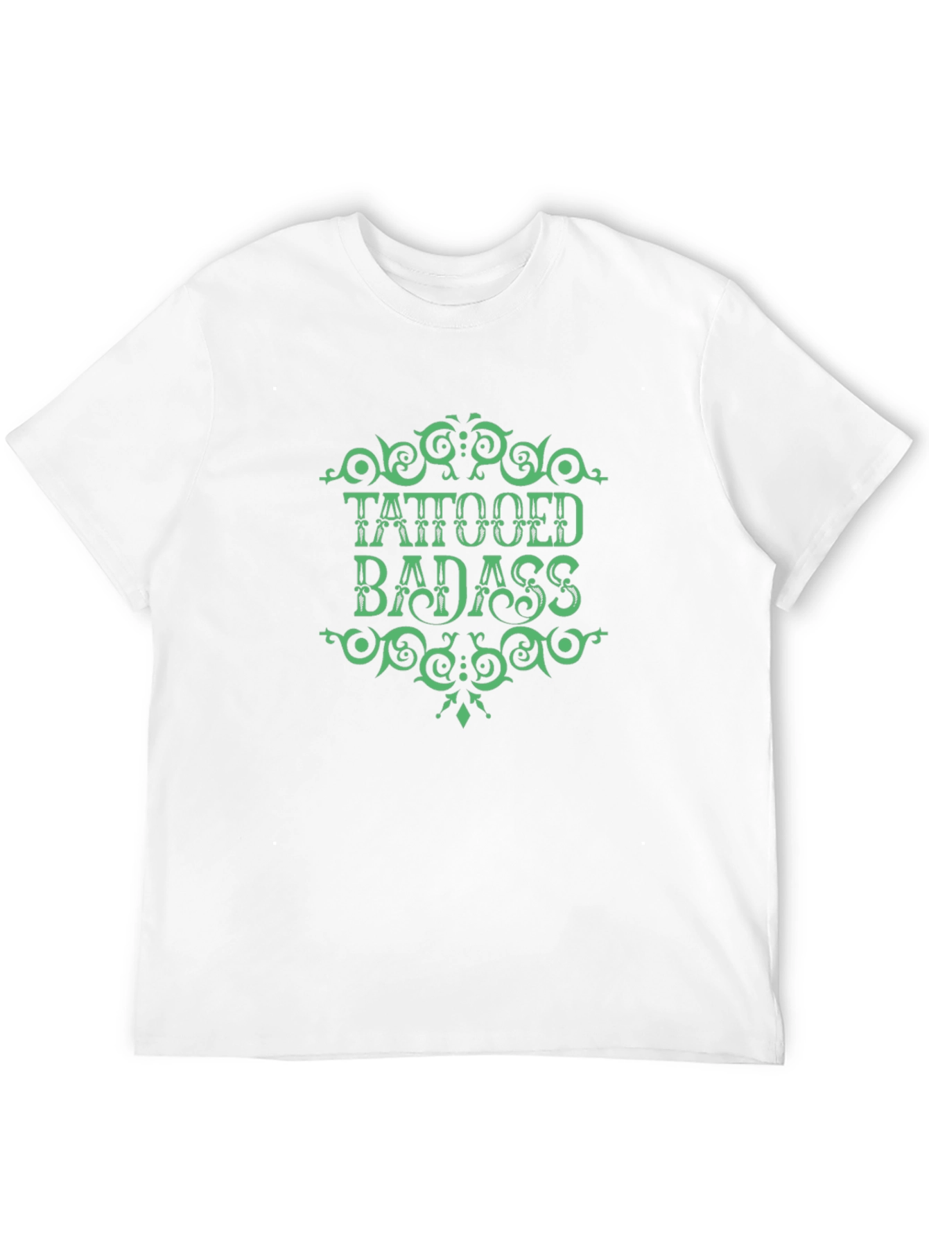 Tattooed Badass Graphic Tee - Bold Statement Shirt