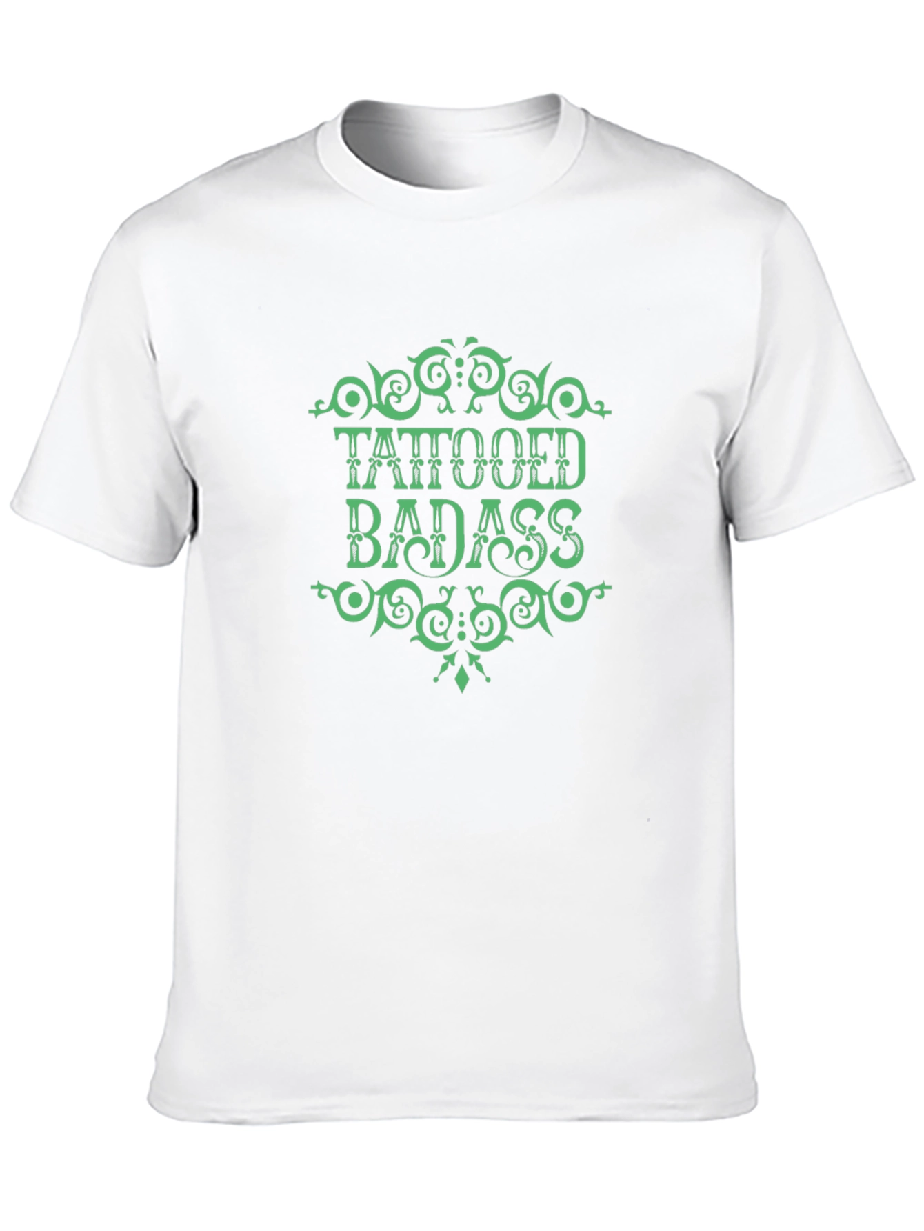 Tattooed Badass Graphic Tee - Bold Statement Shirt