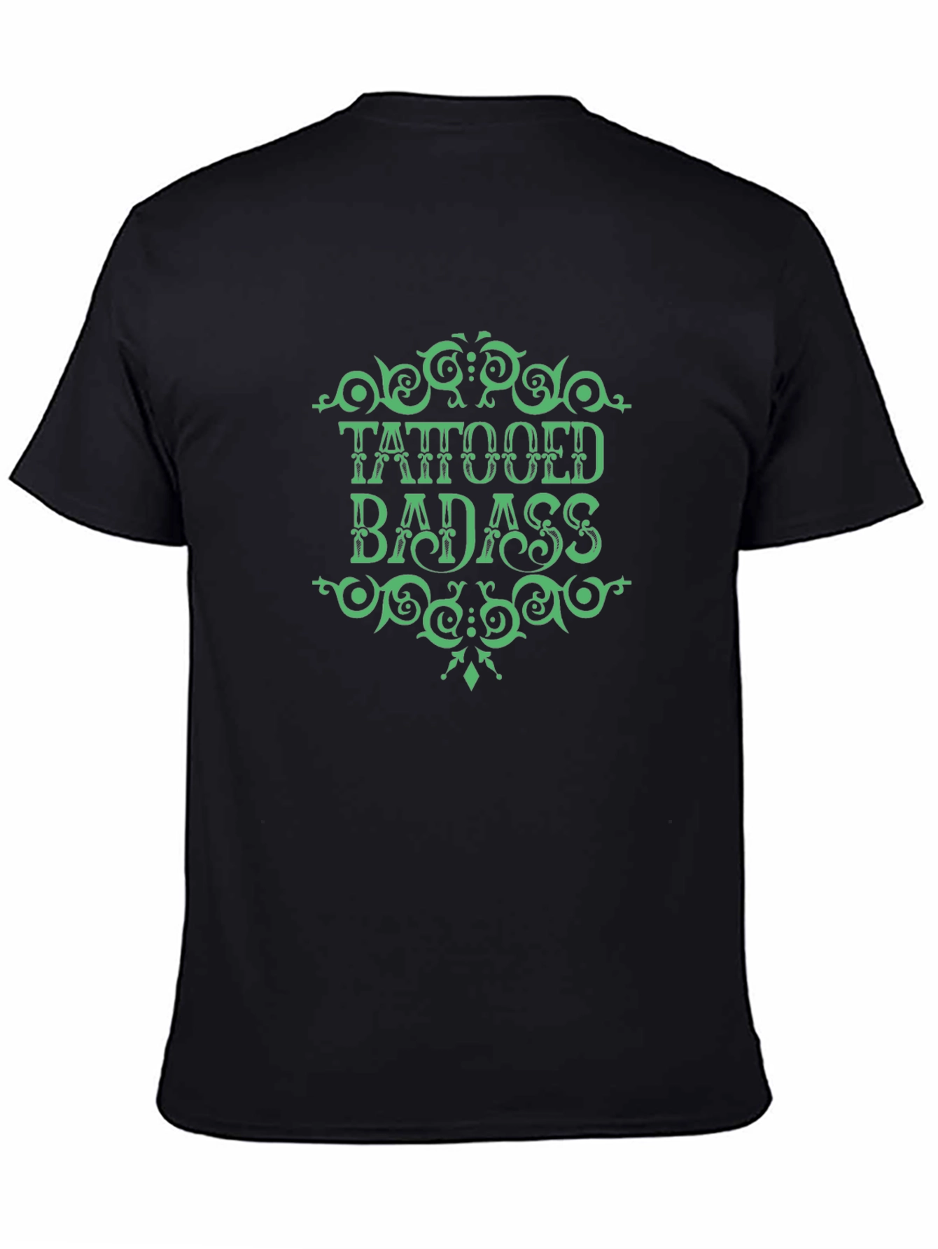 Tattooed Badass Graphic Tee - Bold Statement Shirt
