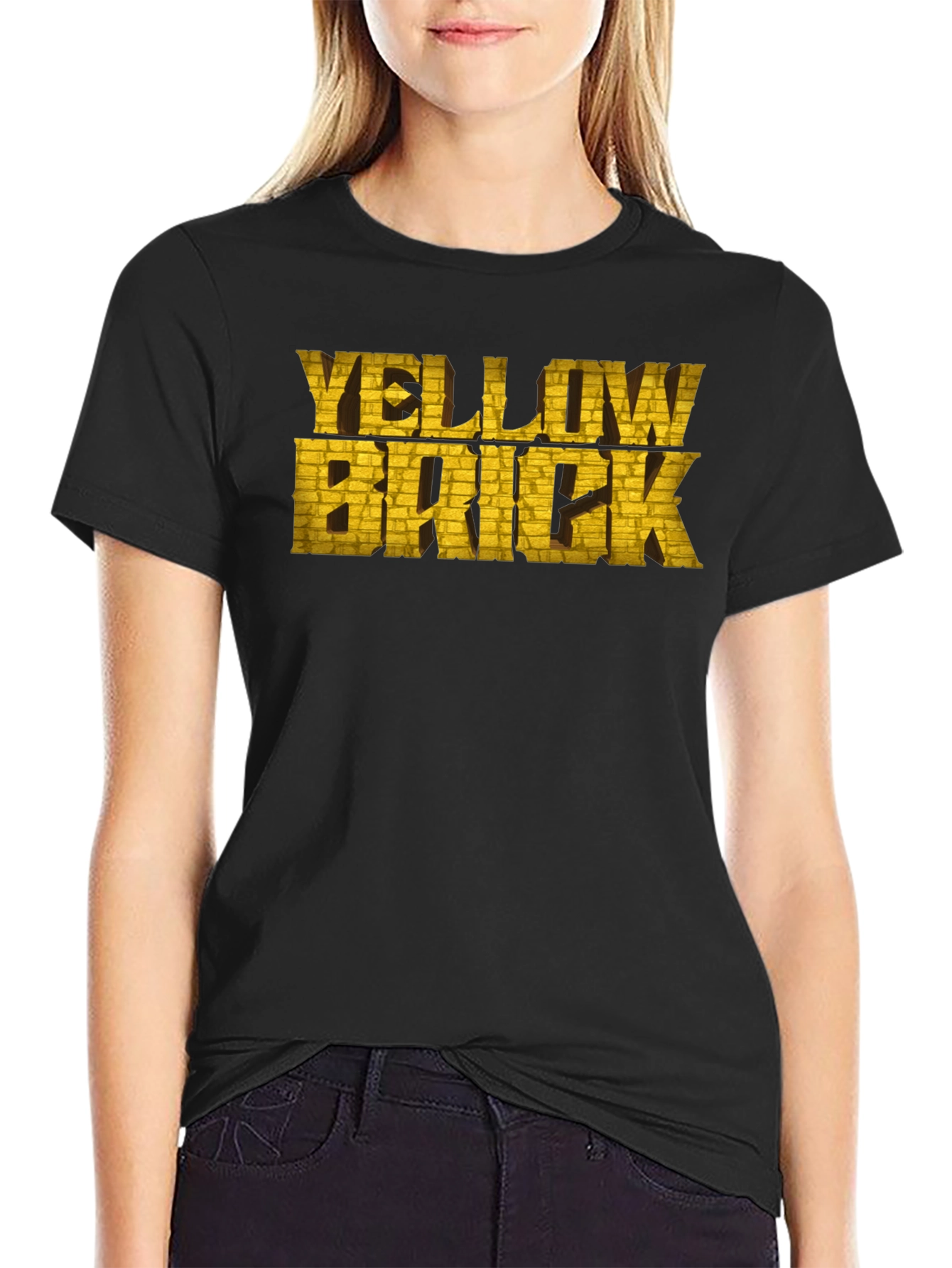 Yellow Brick T-Shirt - Graphic Print
