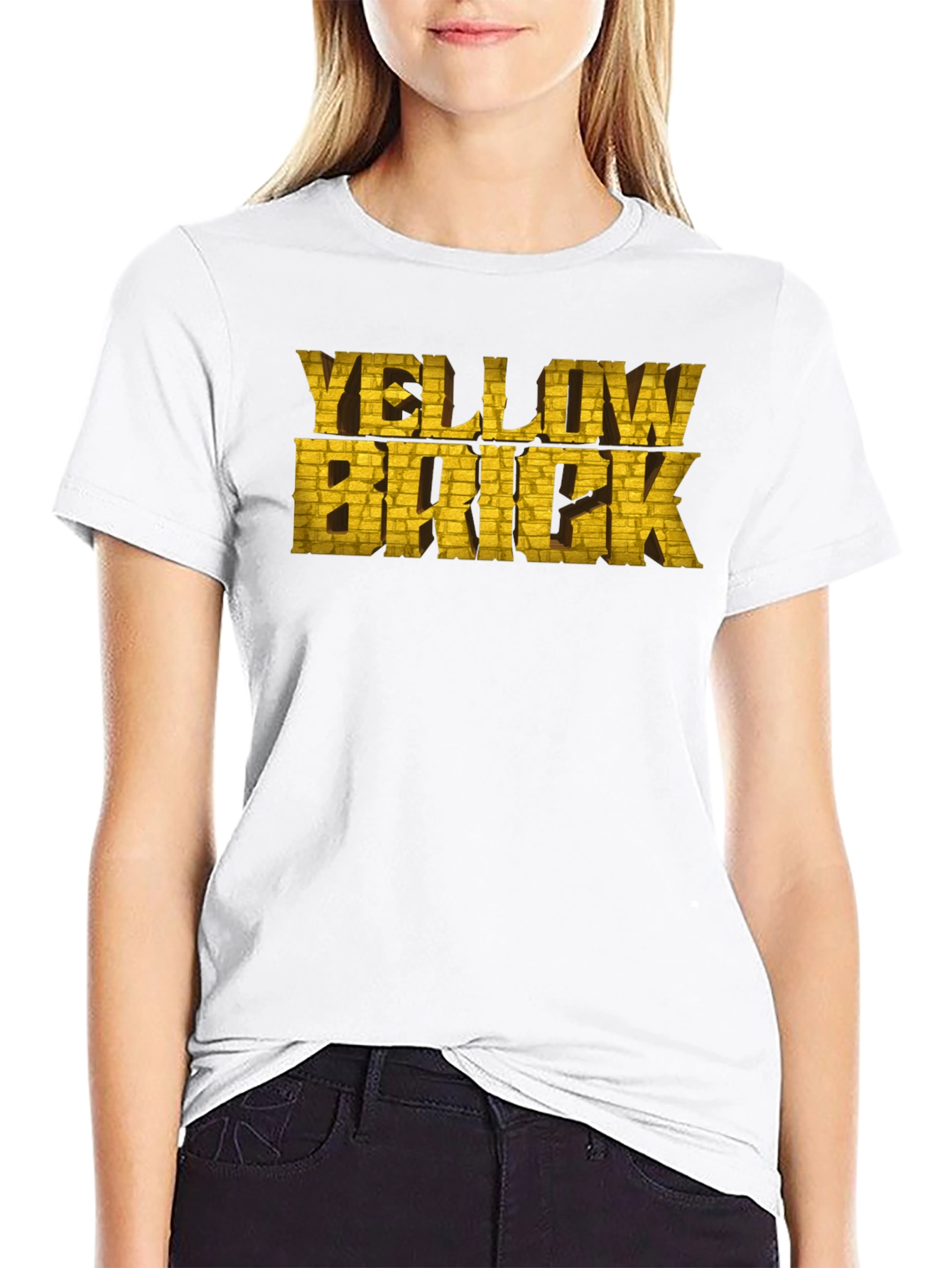 Yellow Brick T-Shirt - Graphic Print