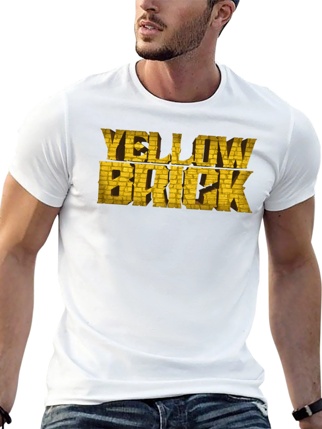 Yellow Brick T-Shirt - Graphic Print