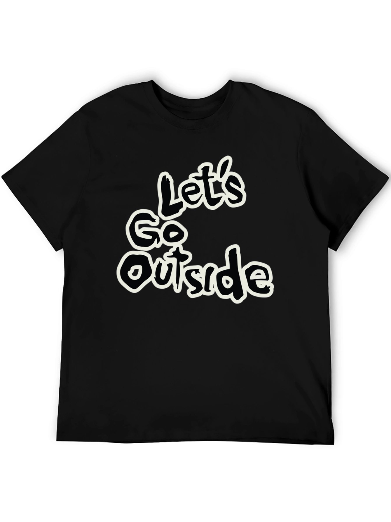Lets Go Outside Graphic Tee