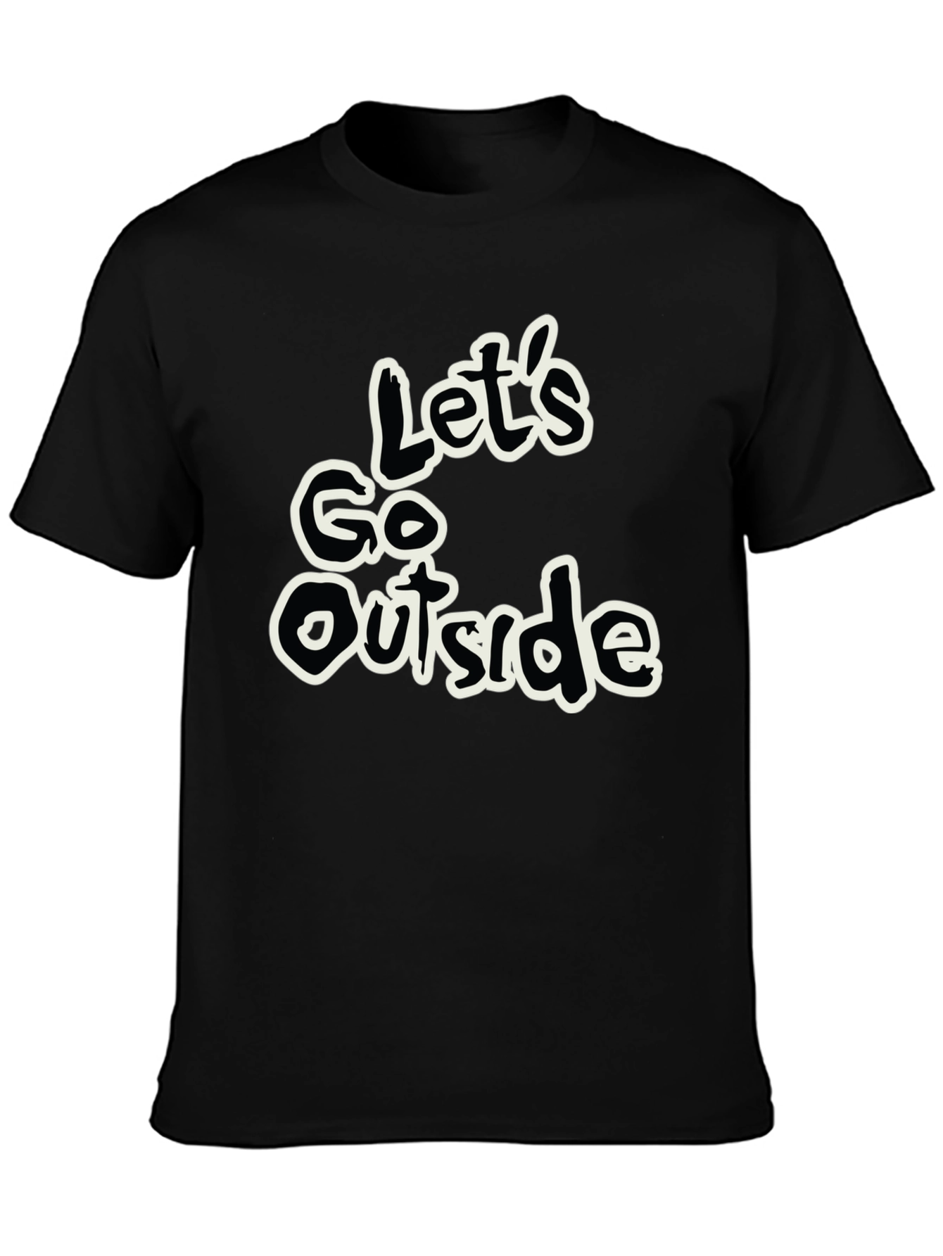 Lets Go Outside Graphic Tee