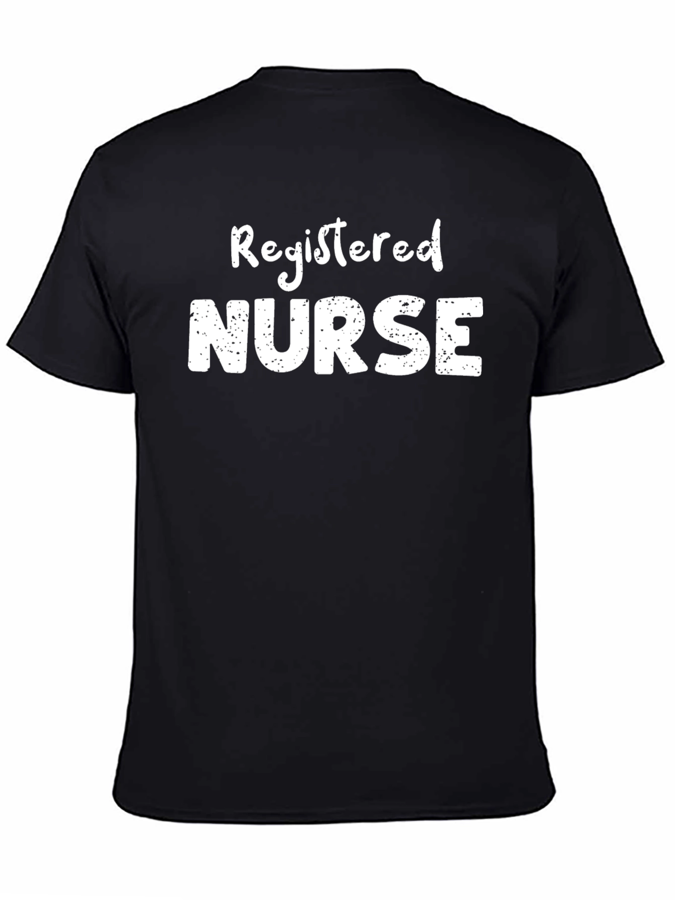 Registered Nurse Graphic T-Shirt - Black