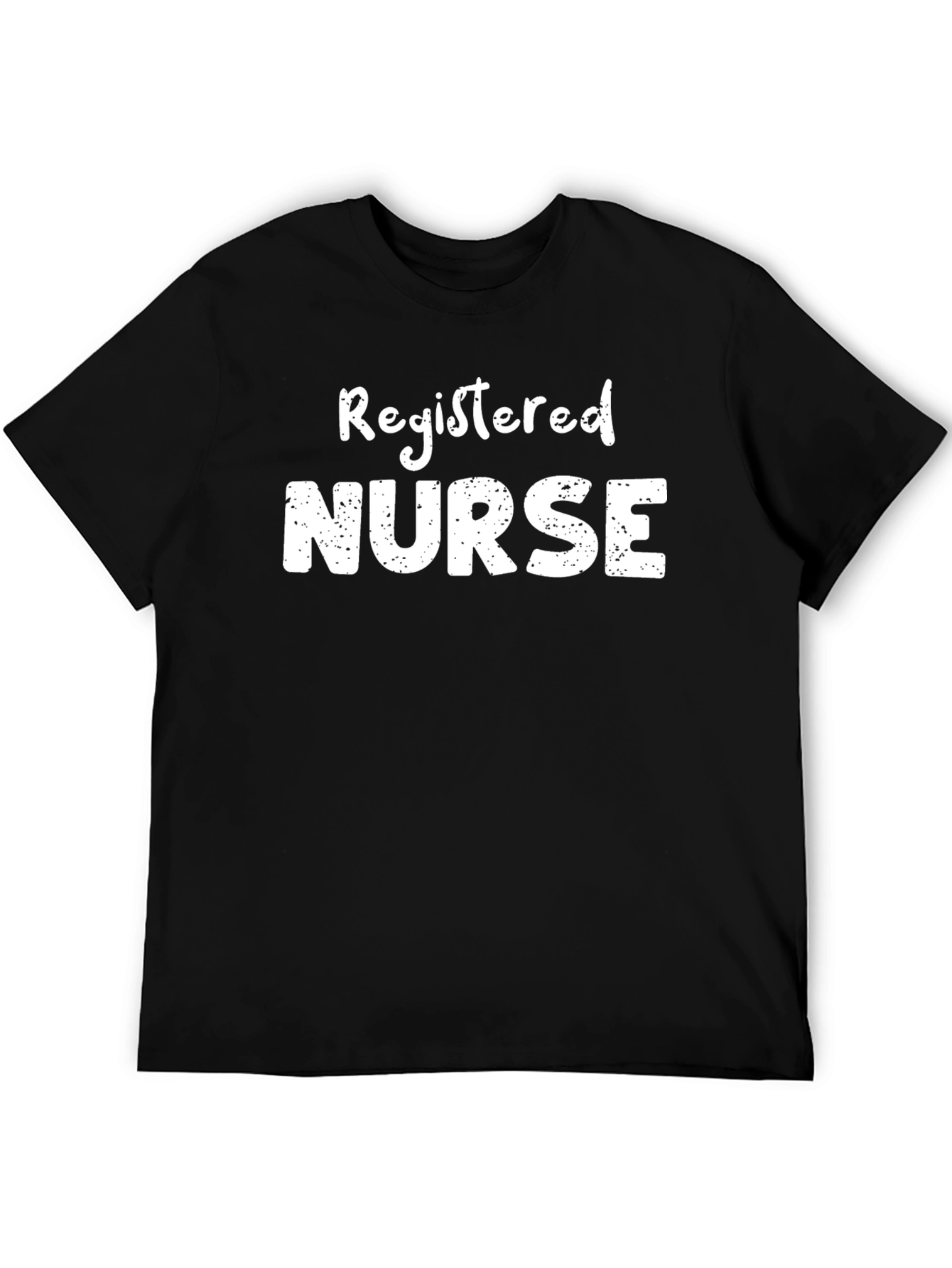 Registered Nurse Graphic T-Shirt - Black
