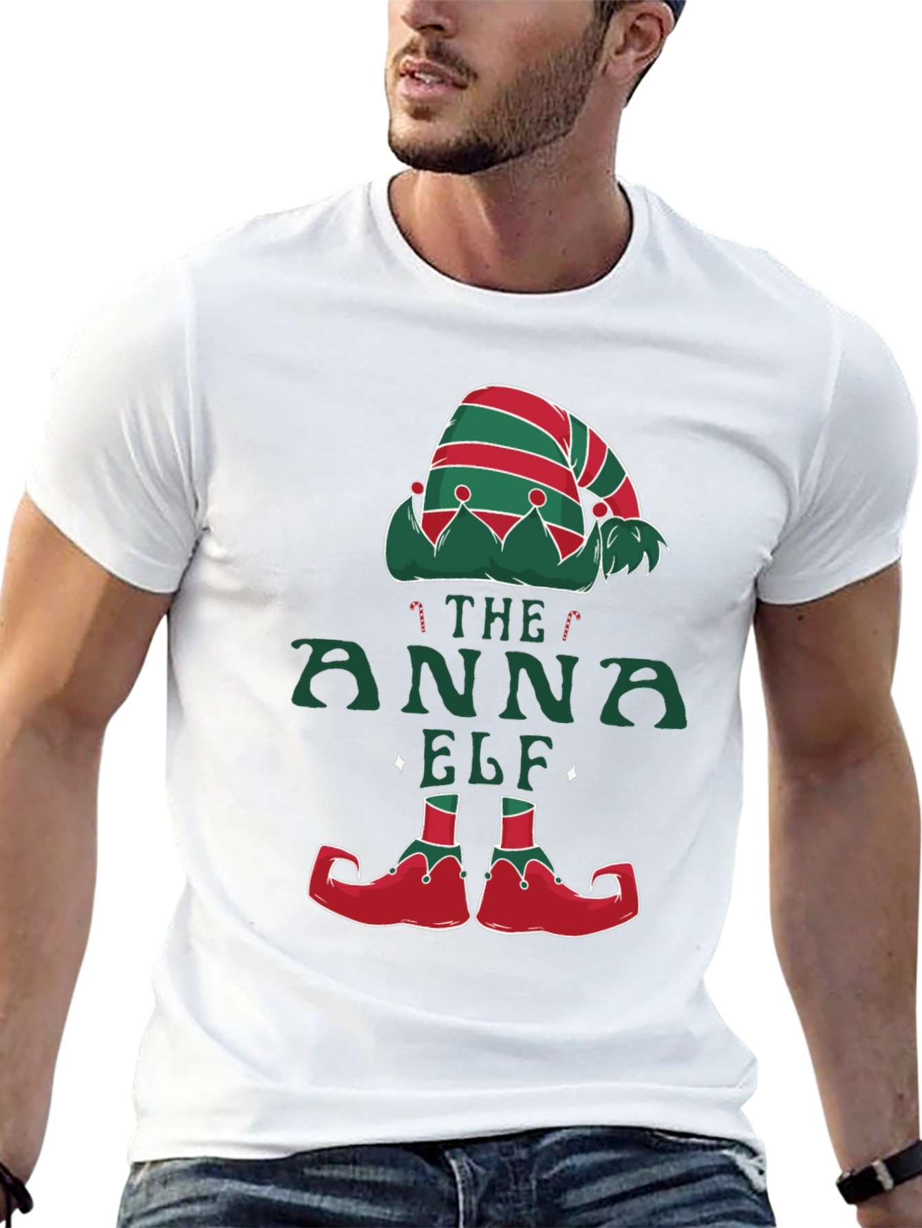 Anna Elf Christmas T-Shirt - Holiday Festive Tee