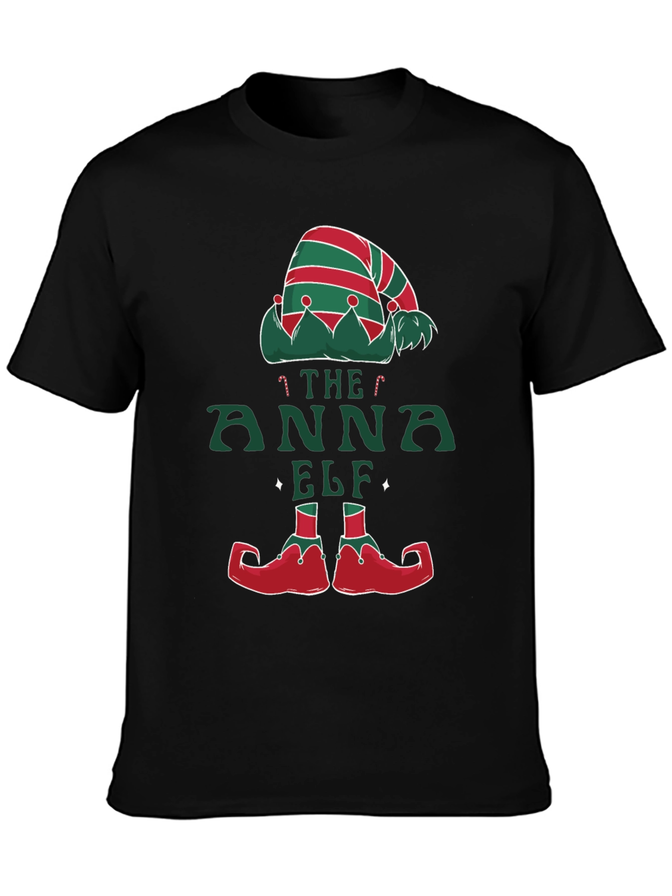Anna Elf Christmas T-Shirt - Holiday Festive Tee