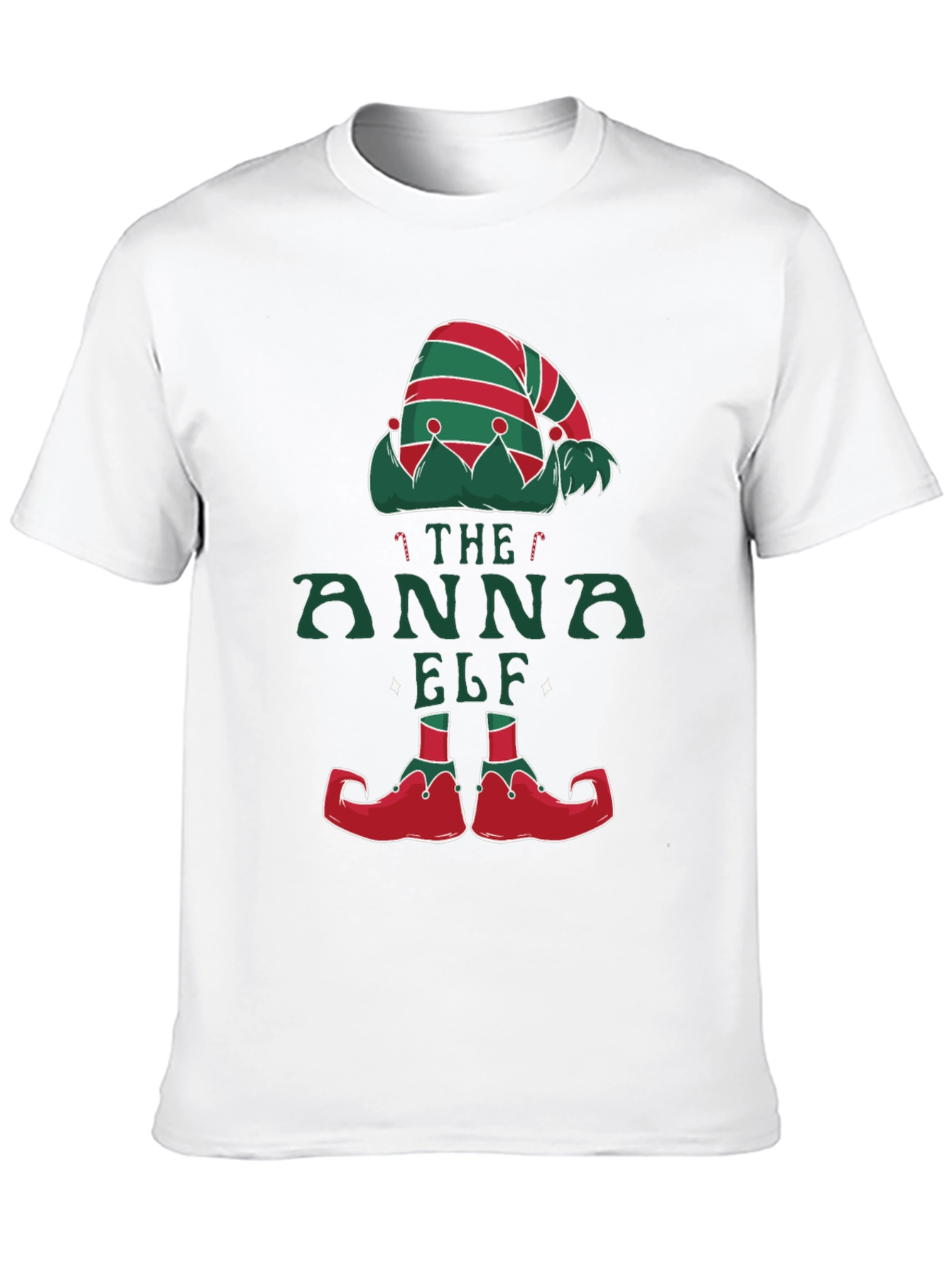 Anna Elf Christmas T-Shirt - Holiday Festive Tee