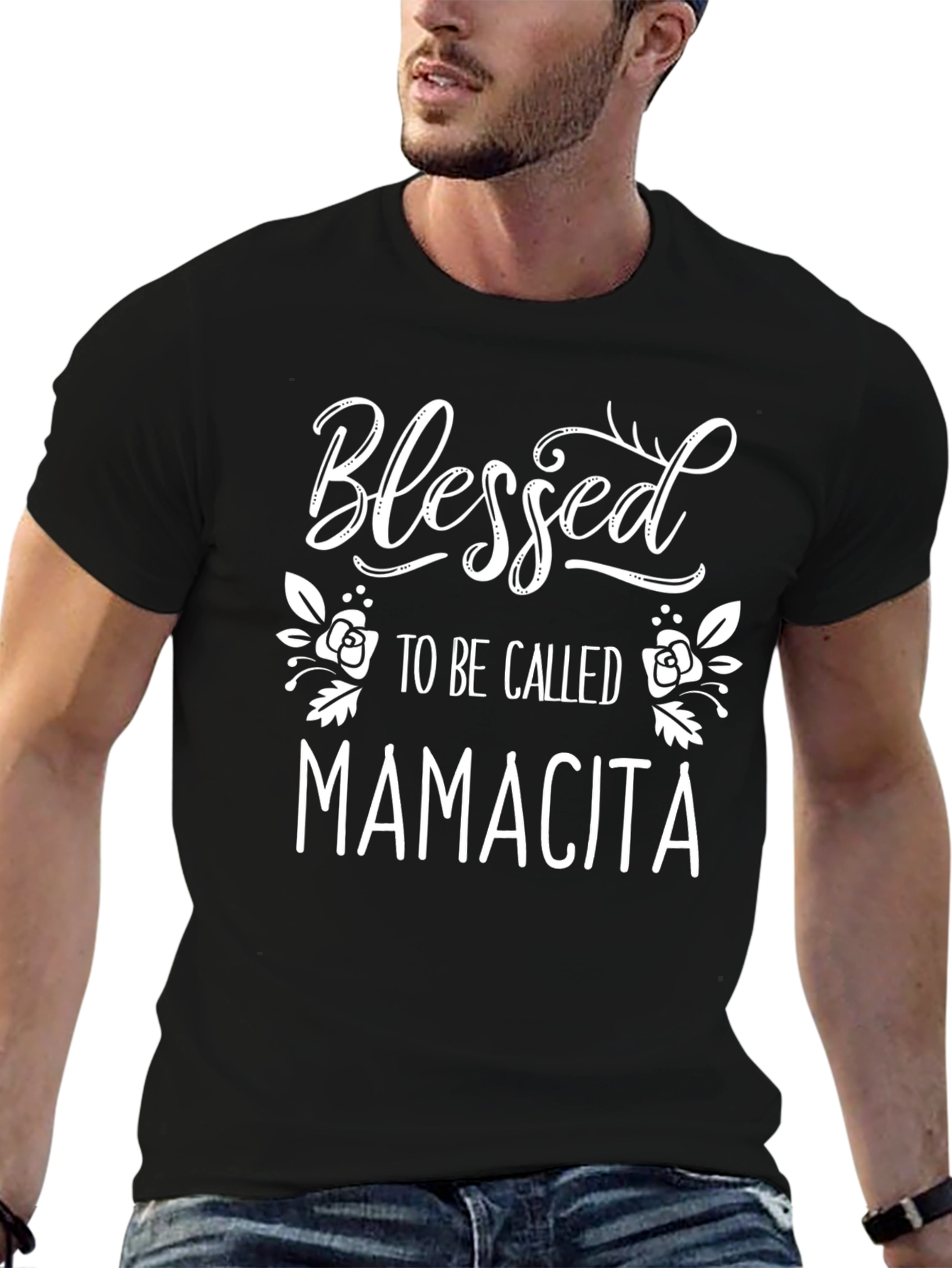 Blessed To Be Called Mamacita Black T-Shirt