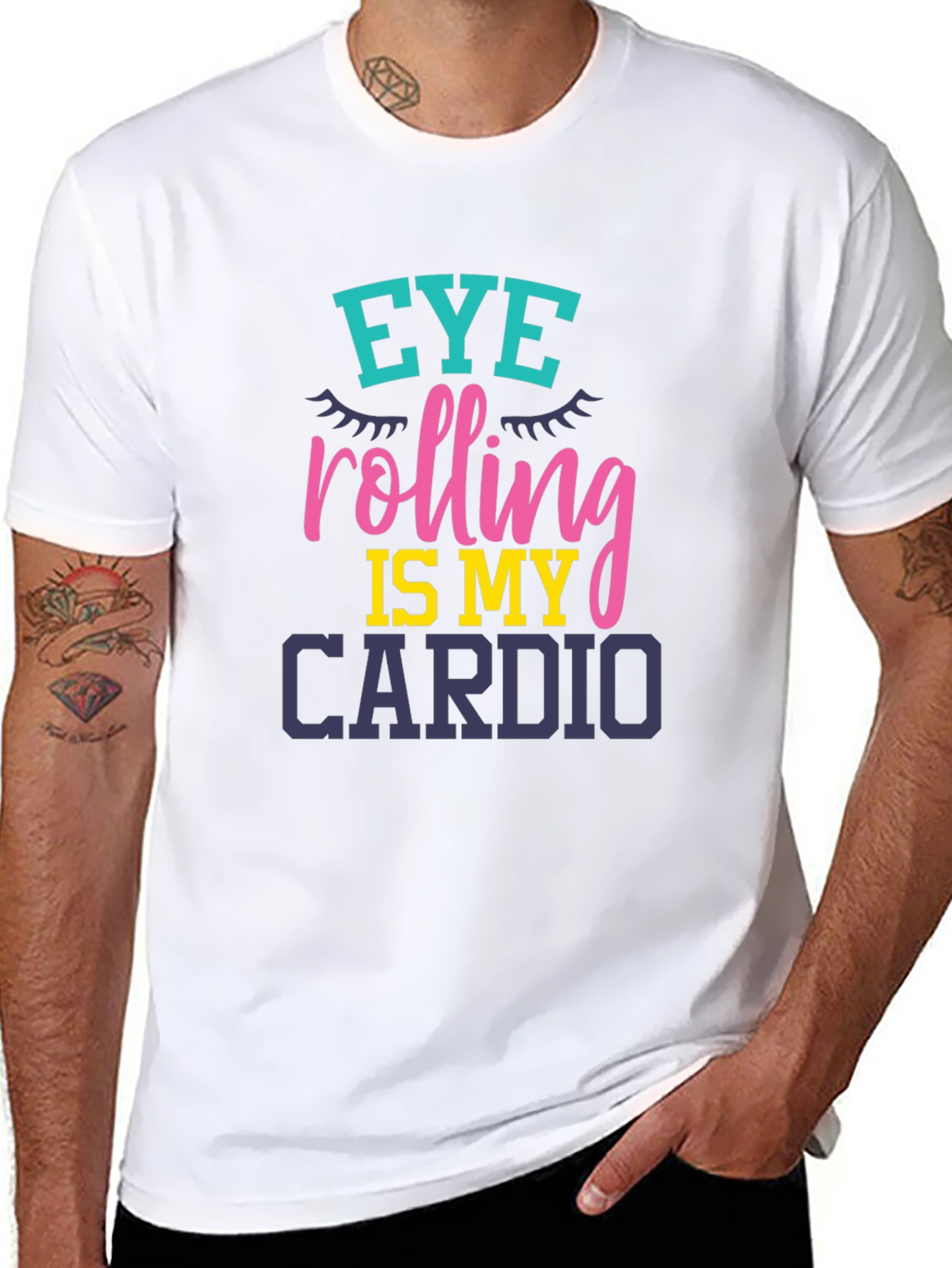 Eye Rolling Is My Cardio Graphic T-Shirt