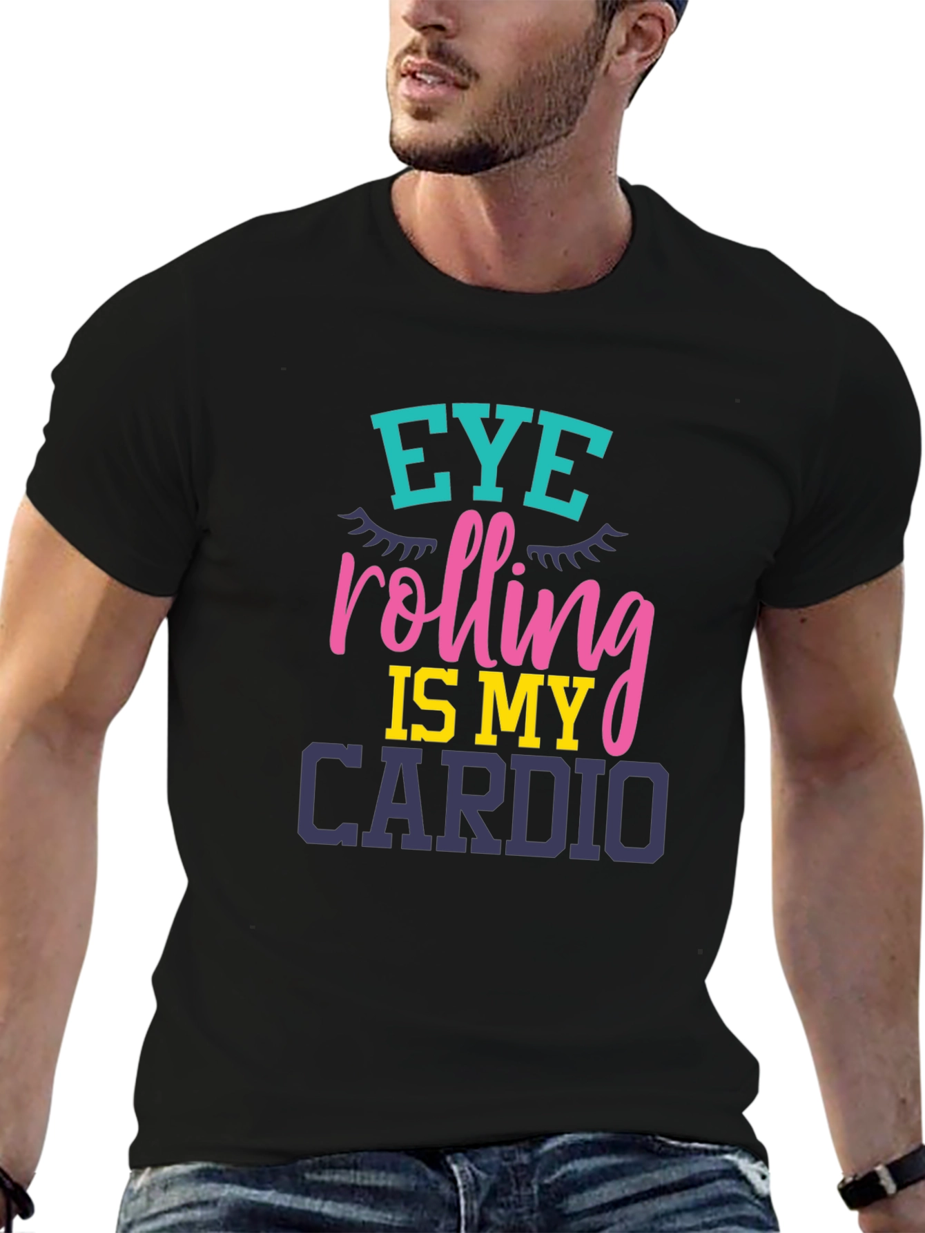 Eye Rolling Is My Cardio Graphic T-Shirt