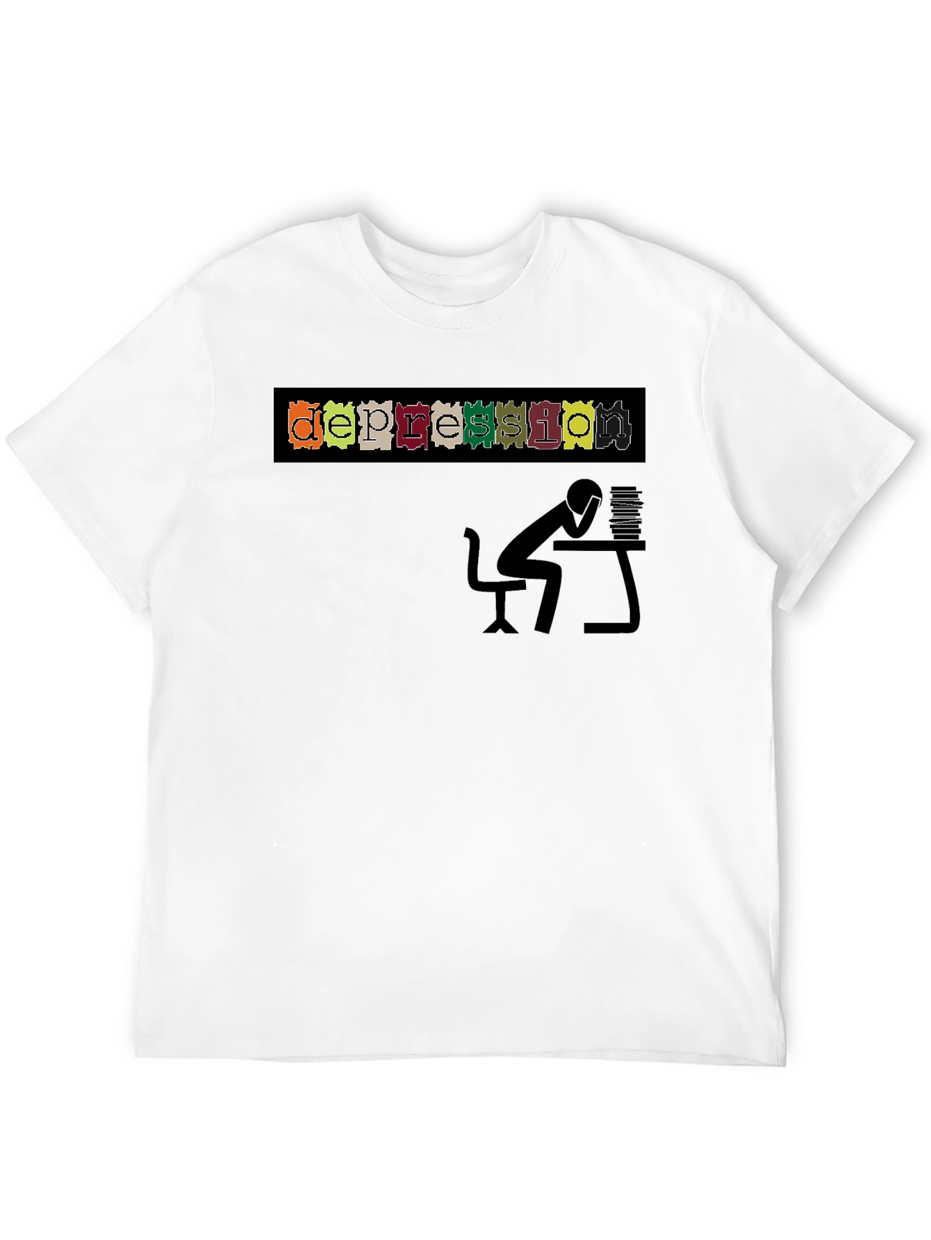 Depression Graphic Tee - Comfort & Style